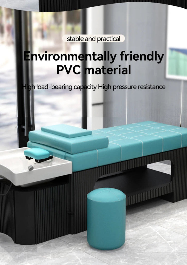 Greenlife Thai Head Spa Hair Backwash Shampoo Sink Bed - Durable & Practical Salon Equipment for Hair Washing & Scalp Massage | Perfect for Beauty Salons, Spas & Home Use