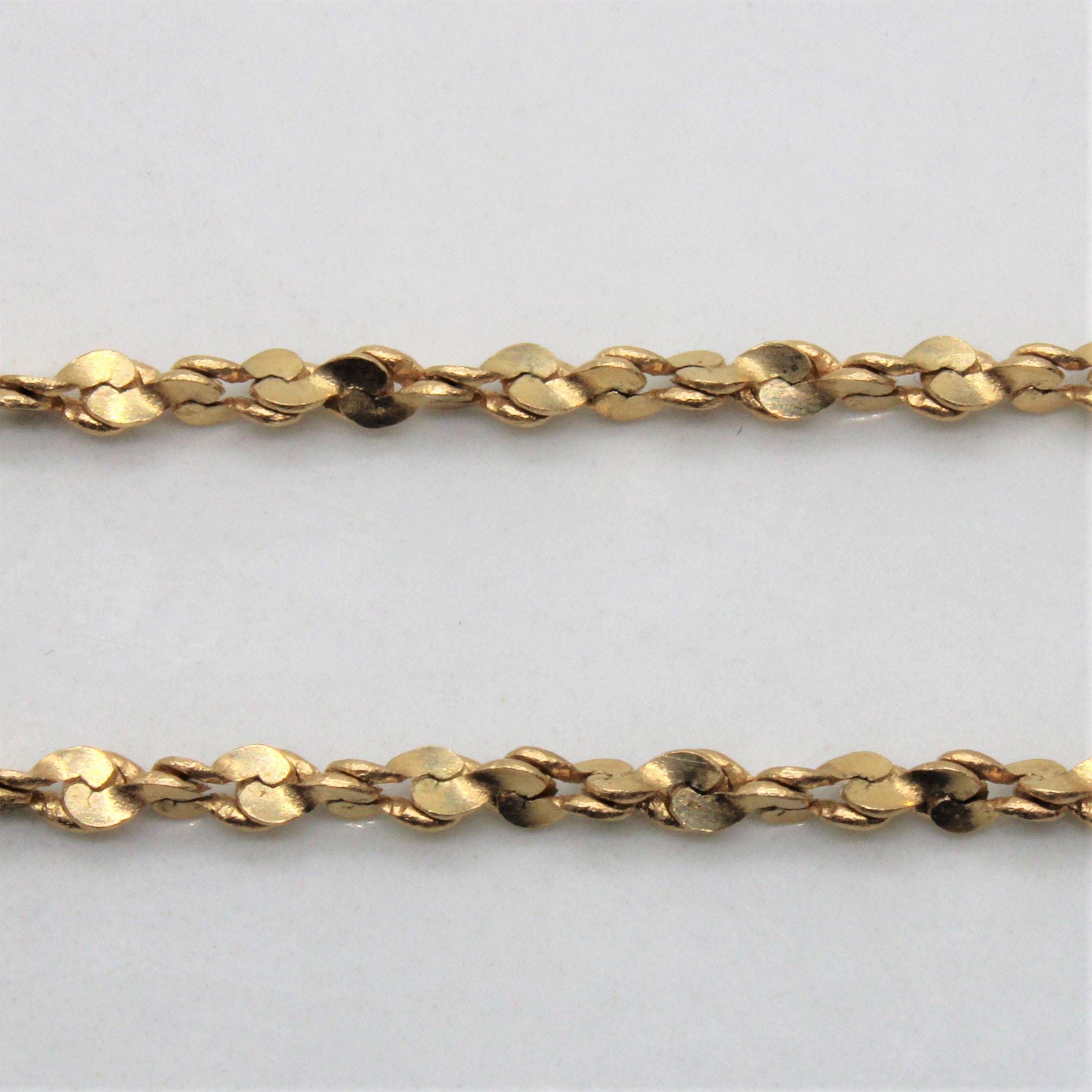 10K Yellow Gold S-Link Nugget Chain Necklace for Men & Women - 30 Inch - Perfect for Layering, Gifts & Everyday Wear