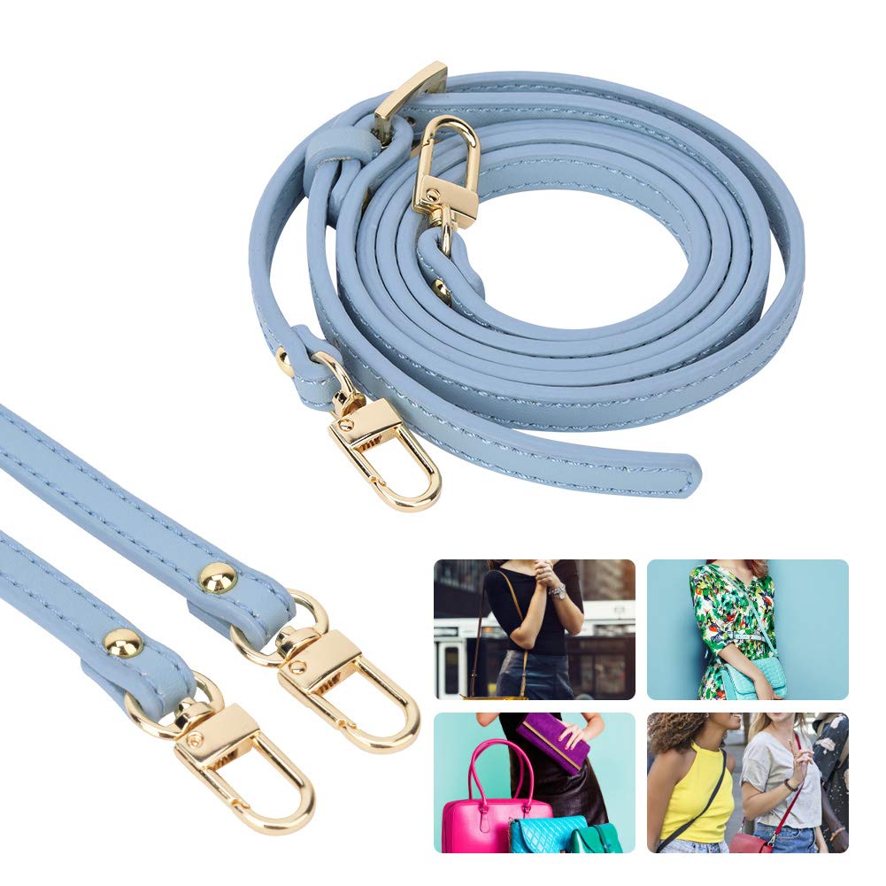 CHICIRIS Golden Bag Belt - Adjustable DIY Shoulder Strap for Handbags, Crossbody Bags & Tote Bags | Simple Strap Design | Tranquil Blue | Perfect for Casual Outings, Travel & Everyday Use