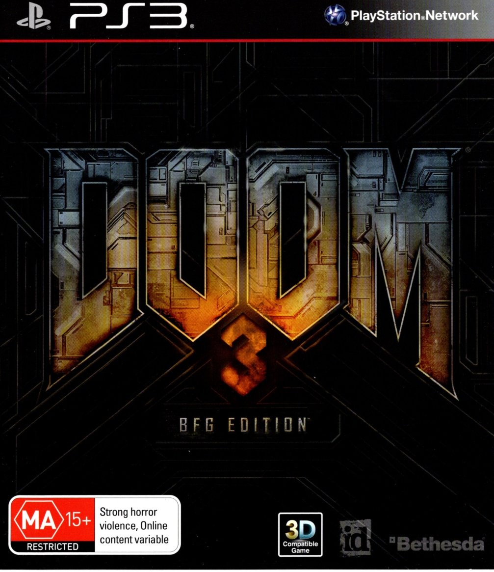 DOOM 3: BFG Edition - PlayStation 3 PS3 Video Game (PAL Region) - Action Horror Shooter for Thrilling Gameplay Nights
