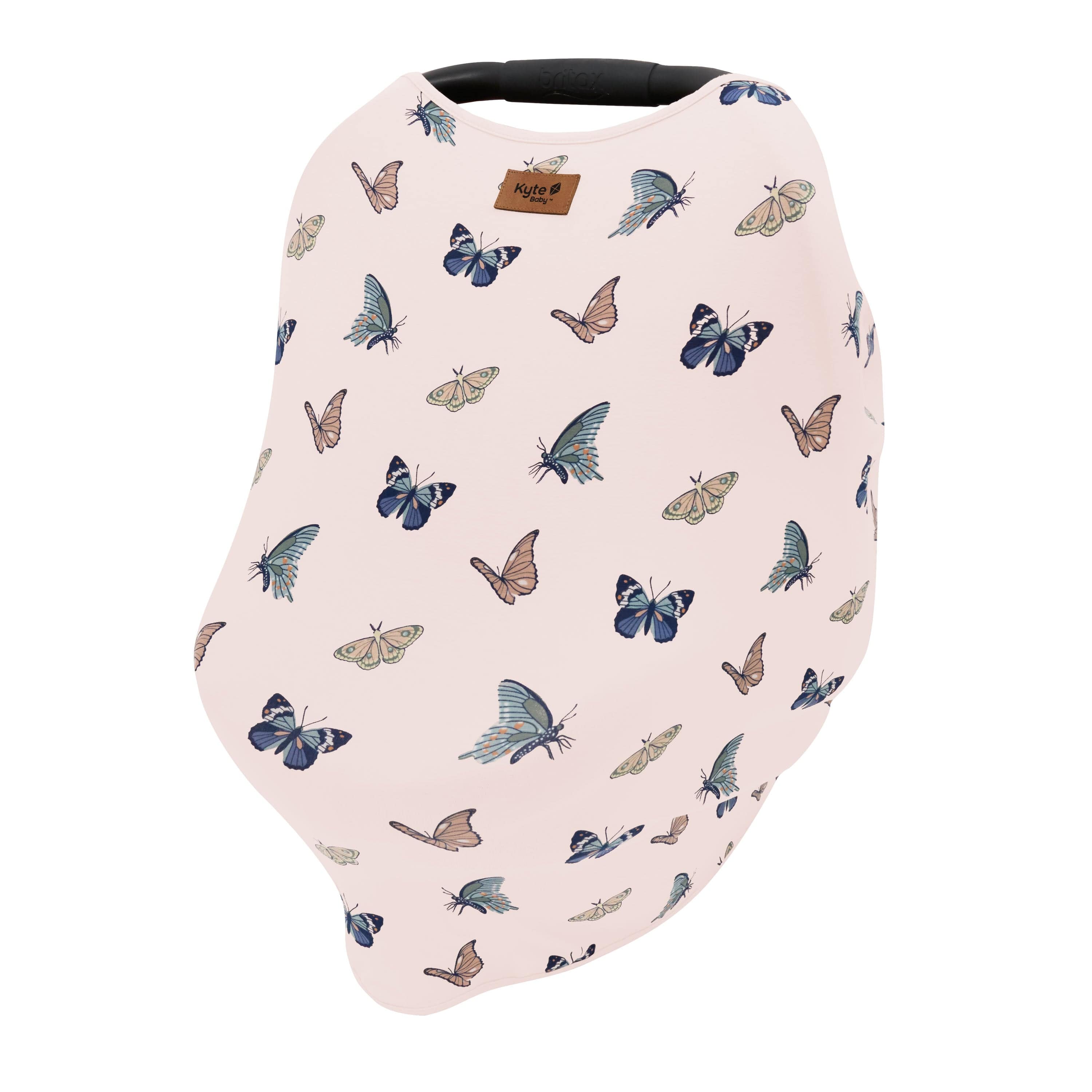 Premium Blush Butterfly Car Seat Cover - Waterproof & Non-Slip Protection for Cars, SUVs, Trucks - Perfect for Daily Commute, Road Trips & Pet Protection