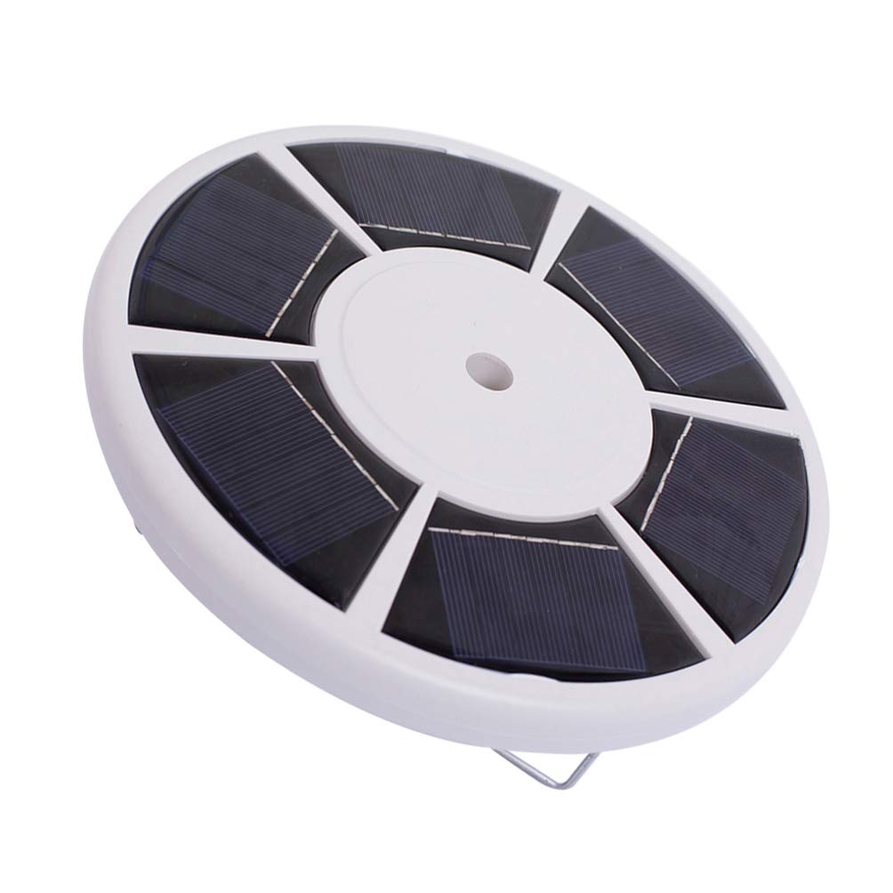 Uonlytech Solar Flagpole Spotlight - LED Solar Lamp for Outdoor Flag Poles, Automatic Downlight for House, Camping & White Banner Lighting | Perfect for Garden, Patio & Driveway