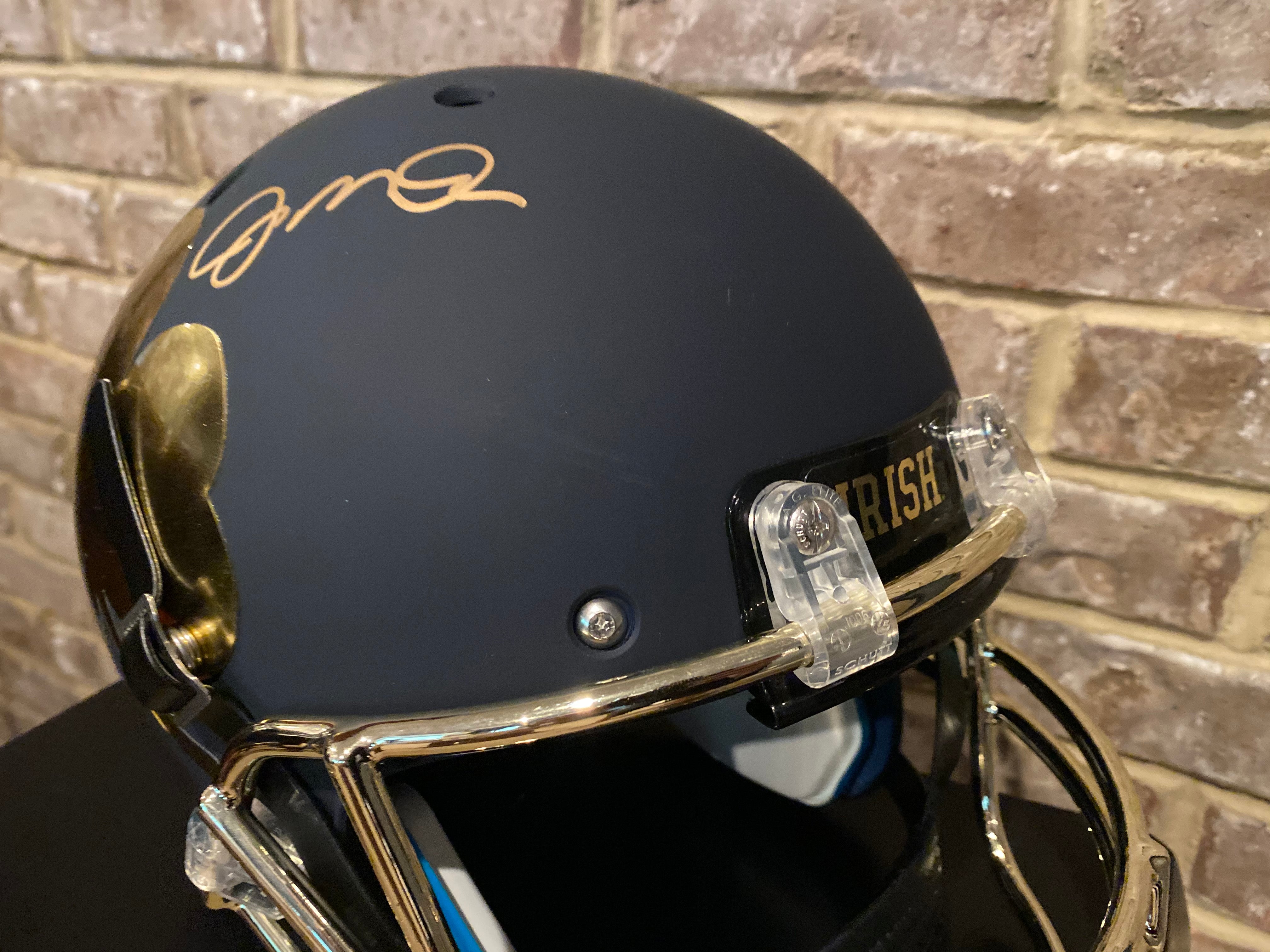 Joe Montana Autographed Full Size NFL Helmet - Limited Edition Shamrock Alternate - Perfect for Collectors, Sports Memorabilia Displays & 49ers Fan Gifts