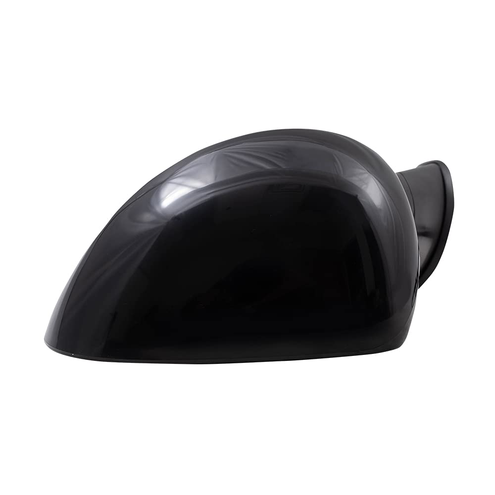 Brock Replacement Power Side Mirror for 2015-2019 Dodge Challenger - Driver Side, Heated, Blind Spot Detection, Black Paint to Match | Perfect for Parking Safety & Night Driving