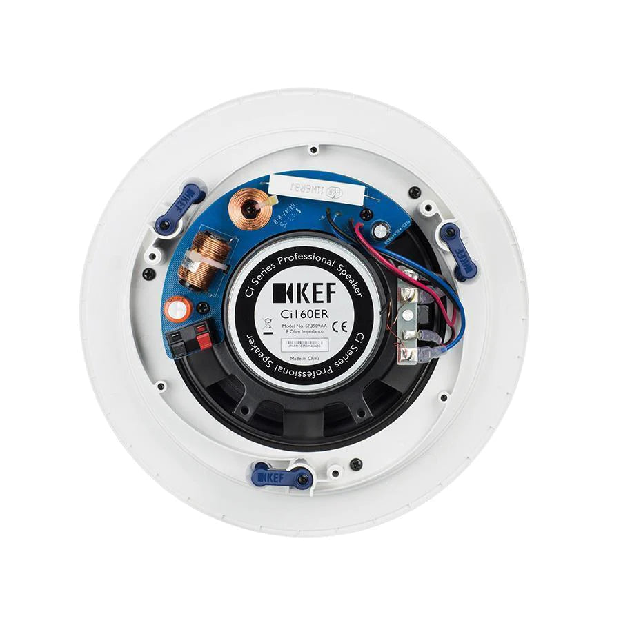 KEF Ci160ER 6.5 Inch In-Ceiling Speaker - High Performance Home Audio System for Living Room, Bedroom & Home Theater