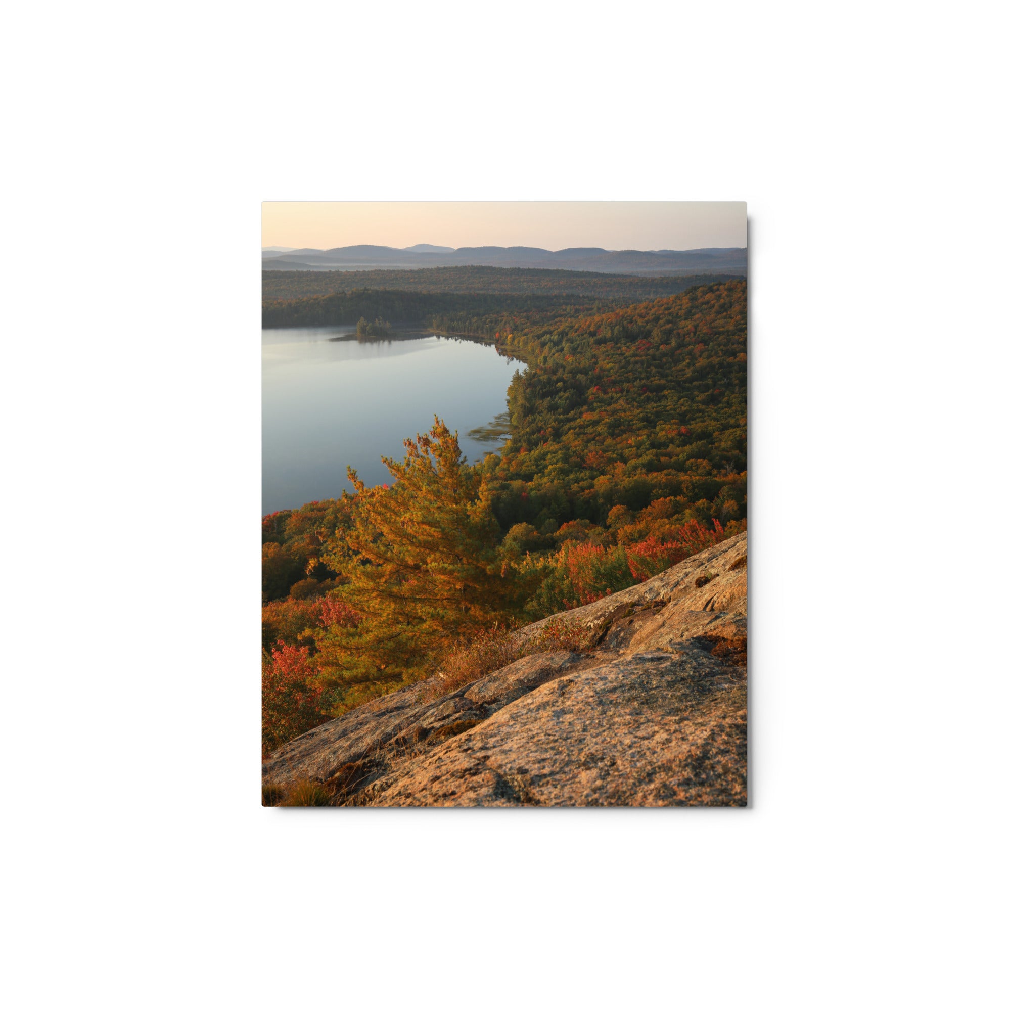 Stunning Metal Print | Dawn at Lake Lila Landscape Wall Art - Perfect for Living Room, Bedroom & Office Decor