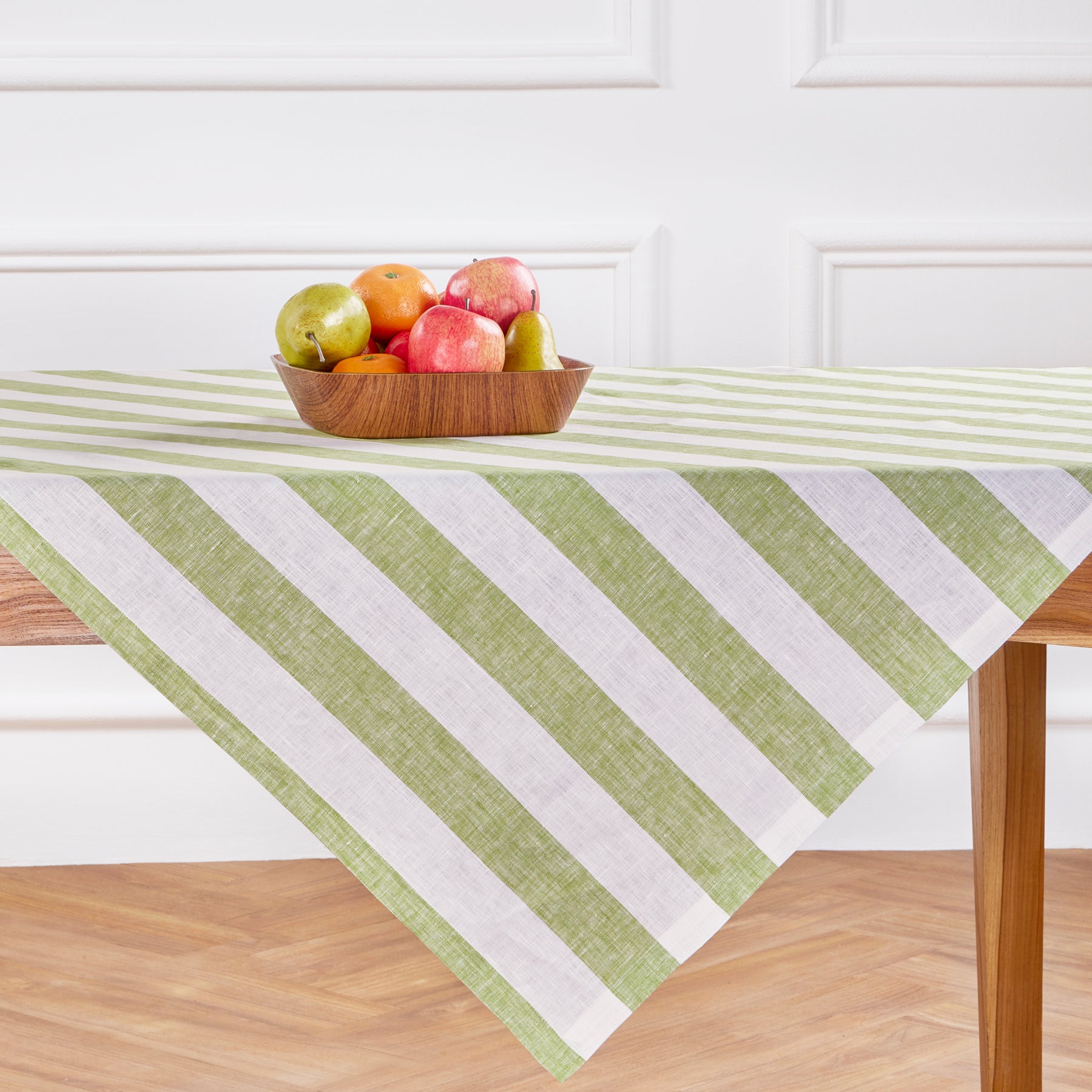 Cabana Stripe Table Throw - Waterproof Outdoor Picnic Blanket for Beach, Poolside & Patio - Decorative Striped Table Cover for Summer Parties & BBQs