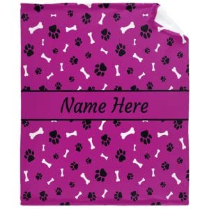 Custom Dog Pet Name Purple4