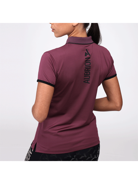 Aubrion React Tech Polo Shirt for Women - Moisture Wicking, Breathable & Comfortable - Perfect for Workouts, Running & Outdoor Activities