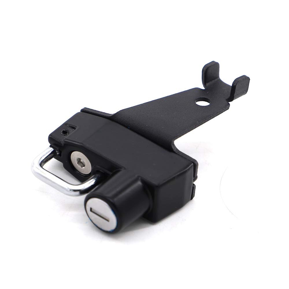 Anti-Theft Motorcycle Helmet Lock - Secure Helmet Security Cable Lock Compatible with Kawasaki Z125/Pro 2016-2023 Models (Black) - Perfect for Parking, Commuting & Road Trips