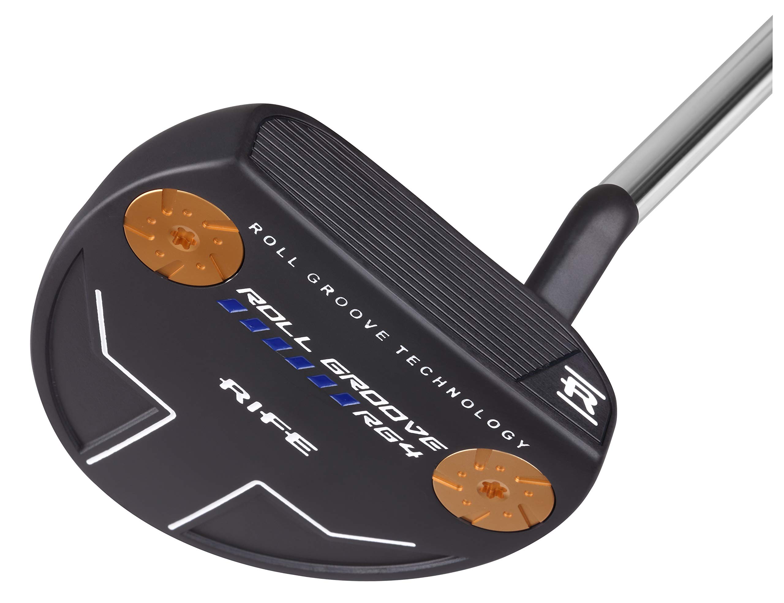 RG4 Right Handed Full Mallet Putter with Roll Groove Technology - Precision Milled Face for Perfect Weight Distribution & Balance | Ideal for Golf Putting Greens & Practice
