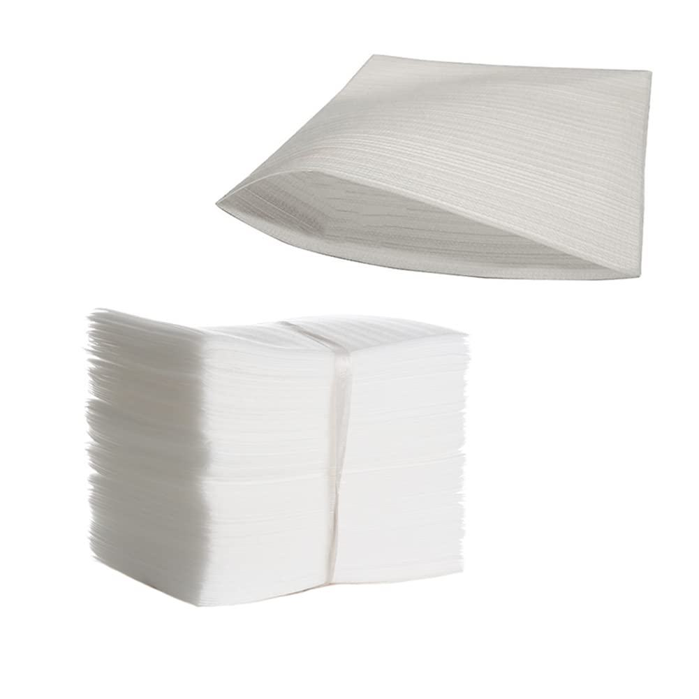 100 PCS Moistureproof Foam Pouches - Shockproof Foam Wrap Sheets for Packing & Cushioning - Waterproof Protective Packaging Supplies for Fragile Items - Ideal for Home Shipping, Electronics & Glassware Protection