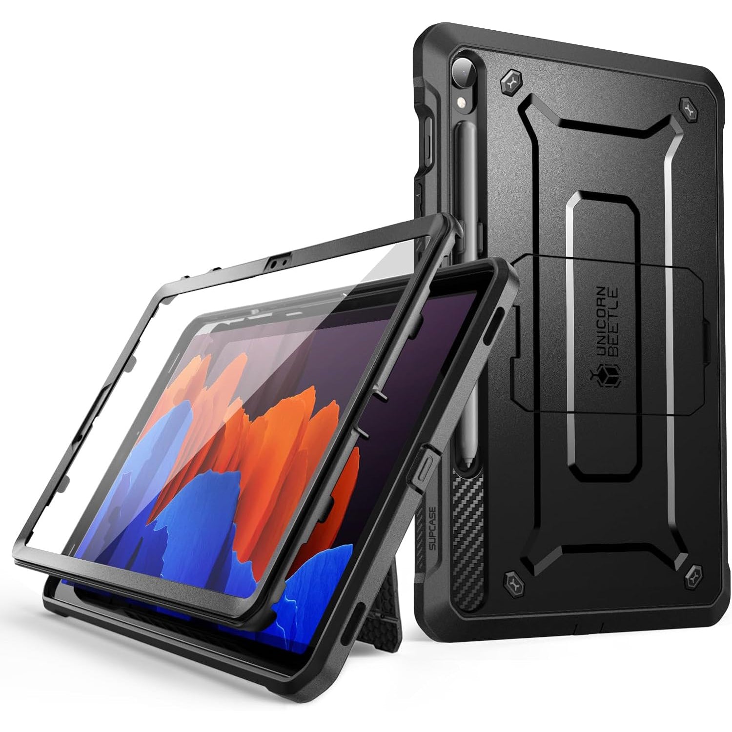 Samsung Galaxy Tab S9 FE 10.9 Inch (2023) Rugged Protective Case - Unicorn Beetle Pro Shockproof Cover with Built-in Screen Protector | Perfect for Outdoor, Construction & Travel Use