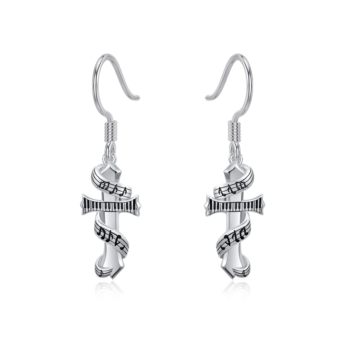 925 Sterling Silver Dangle Earrings for Women - Celtic Knot Cross Anchor Mushroom Drop Earrings | Hypoallergenic Jewelry Gift for Mother's Day, Graduation, Birthday | Perfect for Casual Wear, Office & Special Occasions