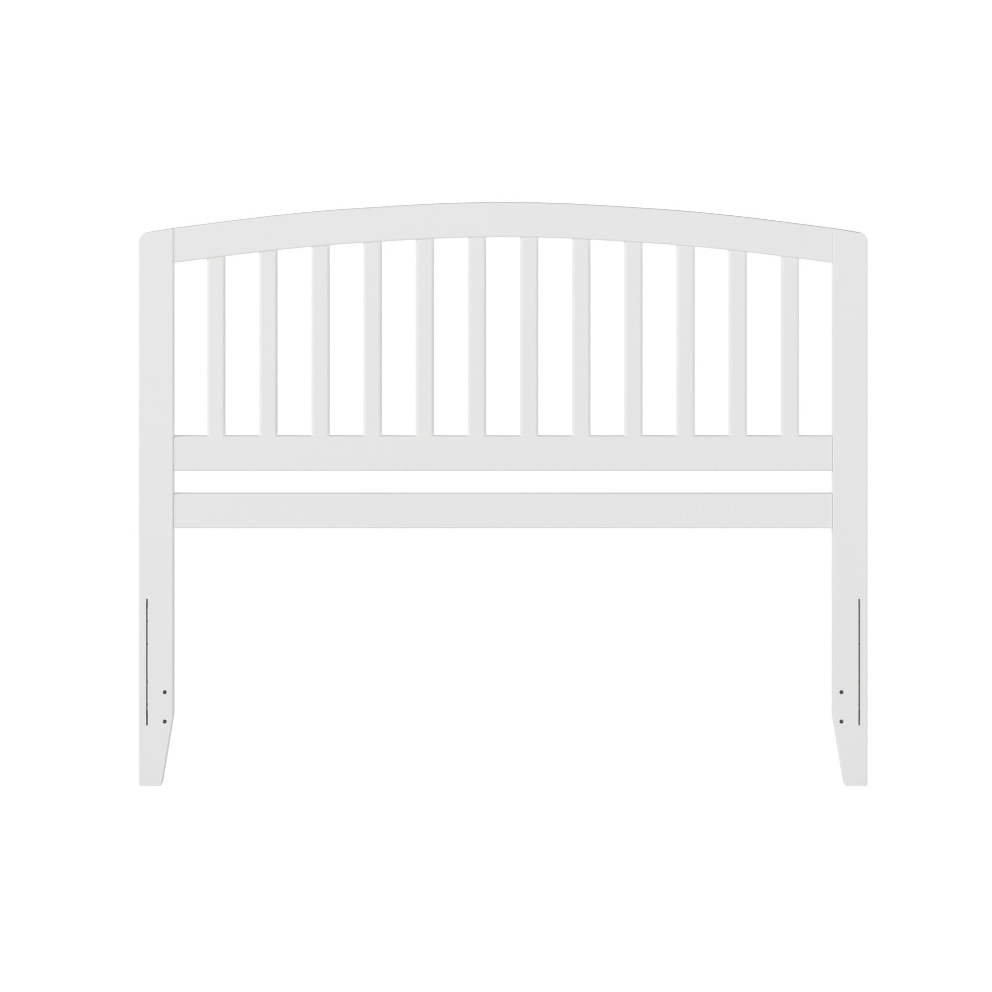AFI Richmond White Queen Size Headboard with USB Charging Ports - Modern Bed Frame Headboard for Bedroom, Perfect for Home Decor and Easy Charging Access