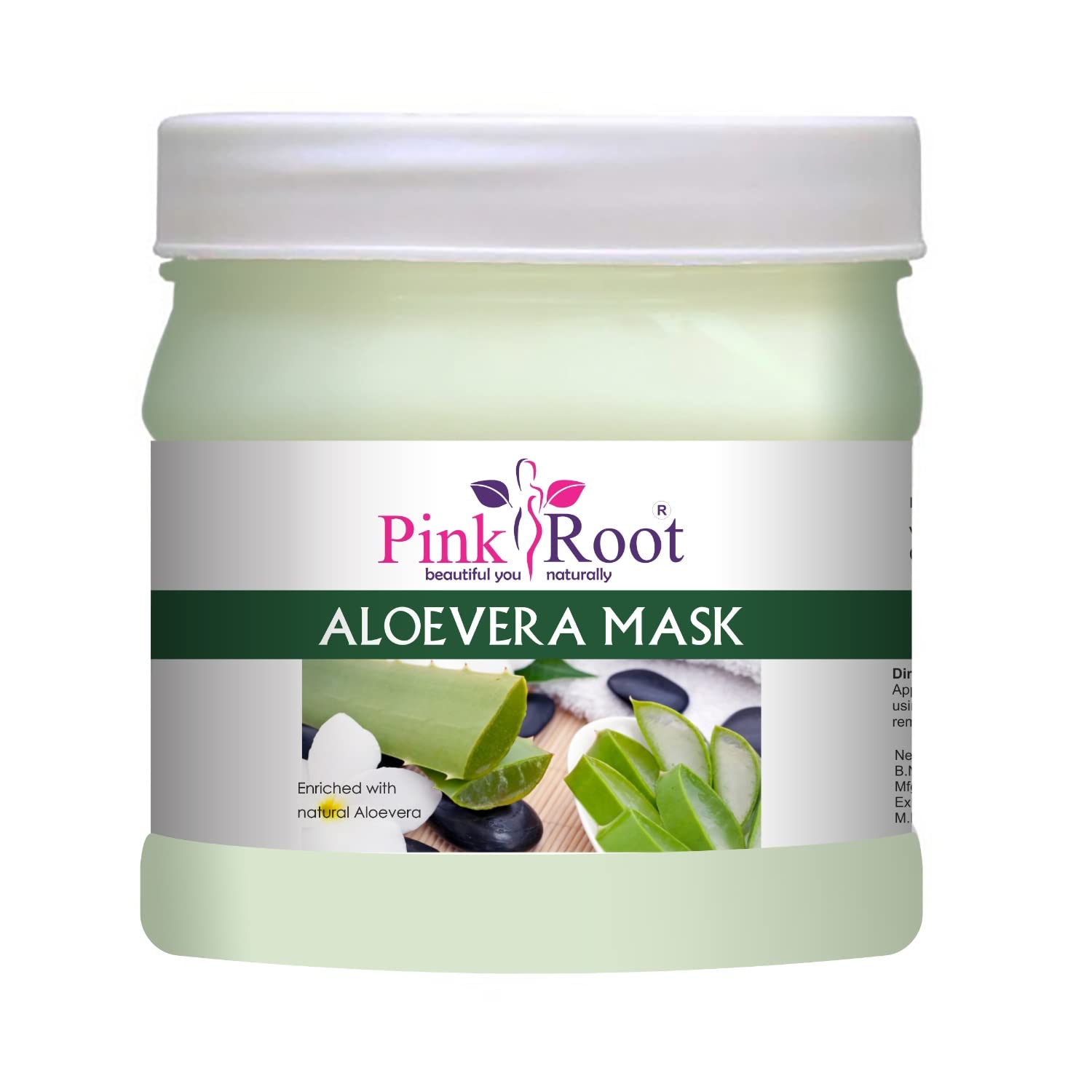 Organic Pink Root Aloe Vera Face Mask & Fruit Scrub Set - 500gm Each for Hydrating, Exfoliating & Brightening Skin | Perfect for Spa Day, Self-Care Routine & Glowing Skin Treatment