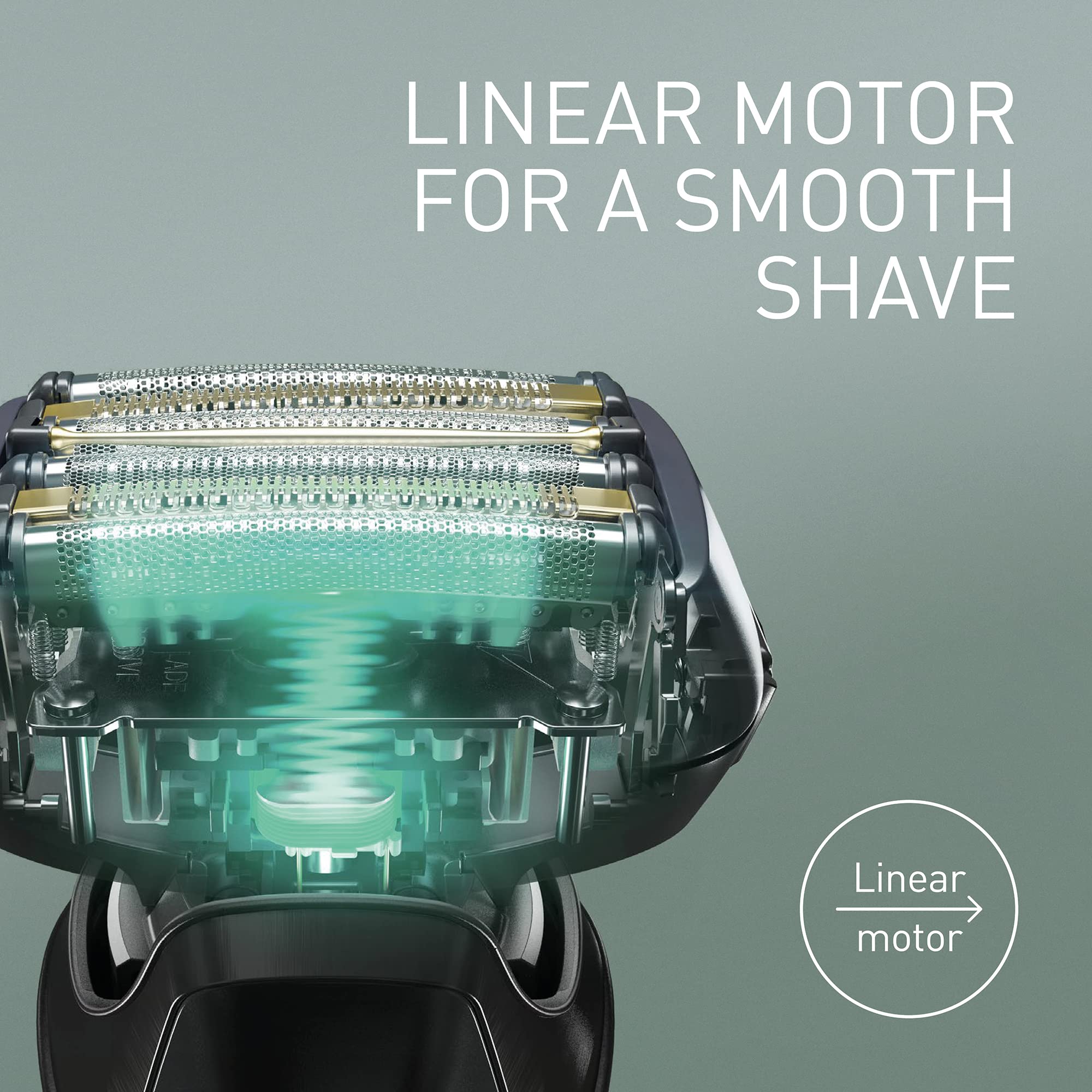 Panasonic ES-LS9A Men's Electric Shaver - 6-Blade Wet/Dry Rotary Razor with Cleaning & Charging Station - Smooth Shaving for Sensitive Skin - Perfect for Travel & Daily Grooming Routine