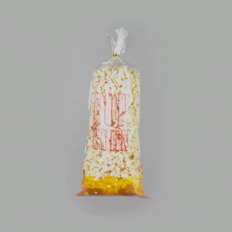Clear Plastic Popcorn Bags 17x7 Inches - 100 Count Box | Bulk Movie Theater Style Snack Bags for Parties, Concessions & Events