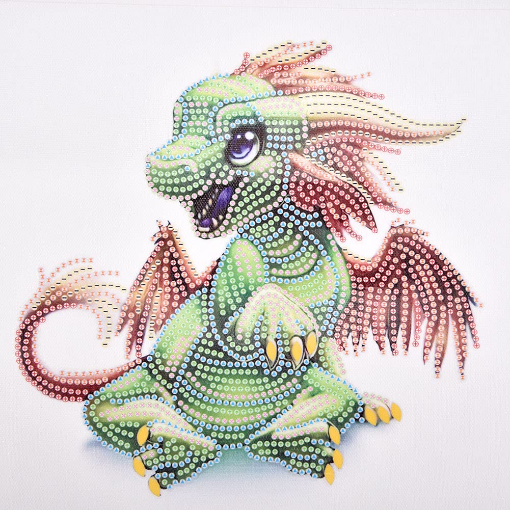 DIY Dinosaur Hand Embroidery Kit for Home Decoration - Creative Handicraft Painting Gift for Girls, Mothers & Cafe Owners - Perfect for Wall Art, Birthday Presents & Craft Projects