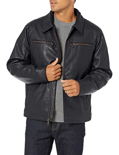 Navy W. Chest Zip