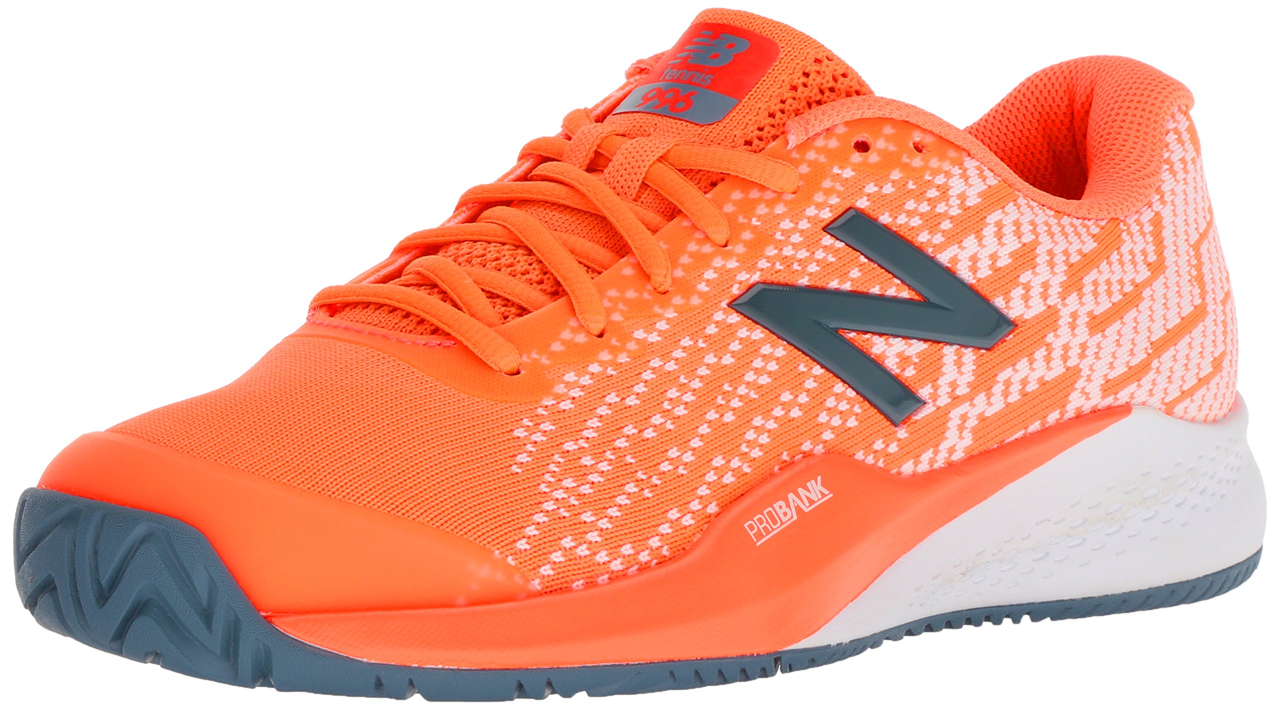 New Balance Women's 996 V3 Hard Court Tennis Shoes - Orange, Size 10.5 B US | Lightweight & Durable for Tennis, Training & Casual Wear