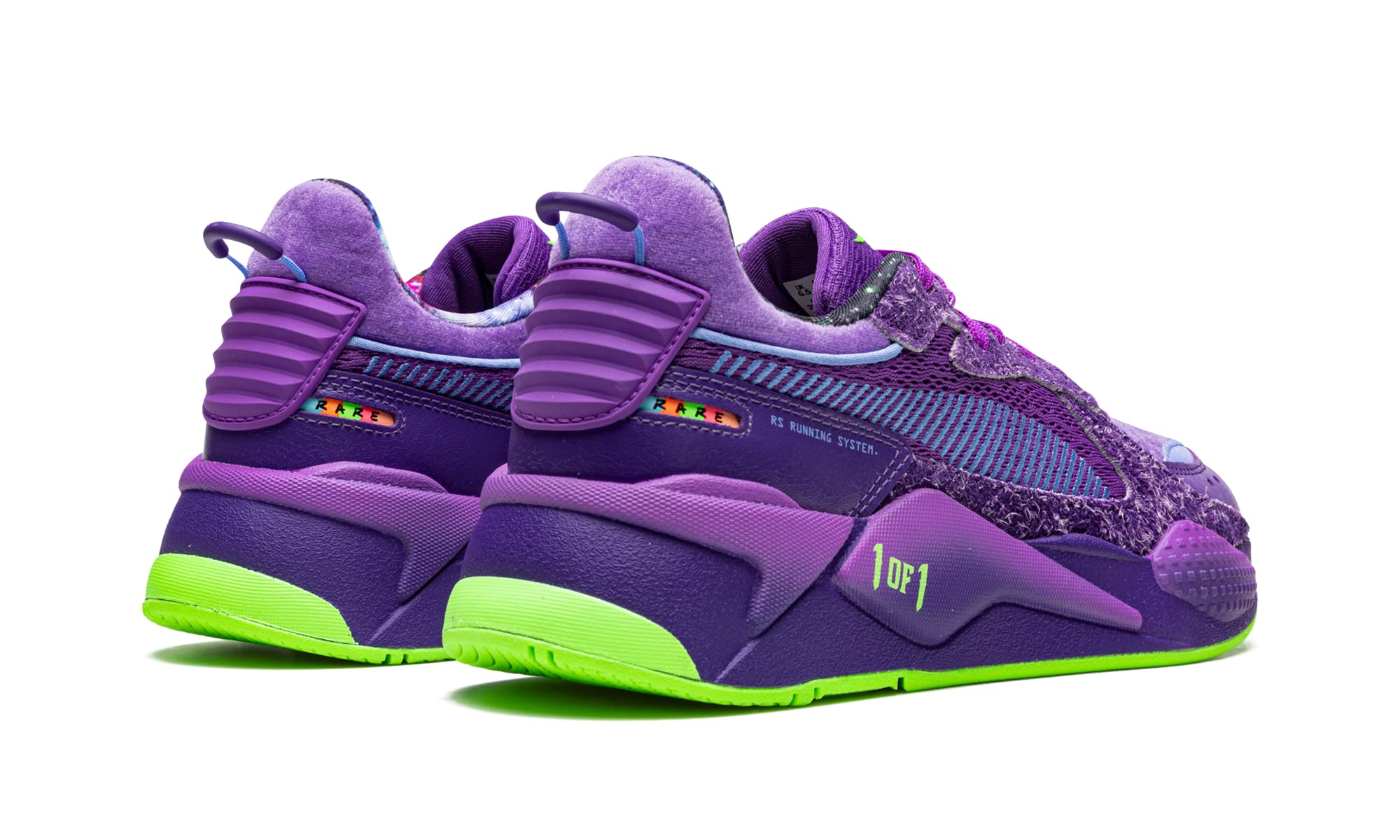 PUMA Men's RS-X Galaxy Basketball Sneakers - Purple & Black Athletic Shoes for Running, Gym & Casual Wear