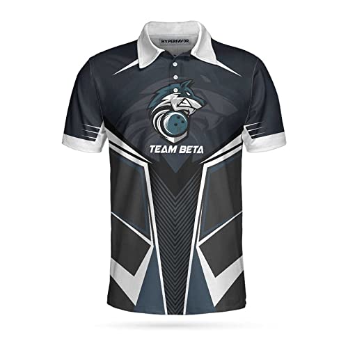 Custom Bowling Shirts for Men - Personalized Short Sleeve Bowling Polo Shirts - Team & League Uniforms - Perfect for Bowling Tournaments, Parties & Casual Wear