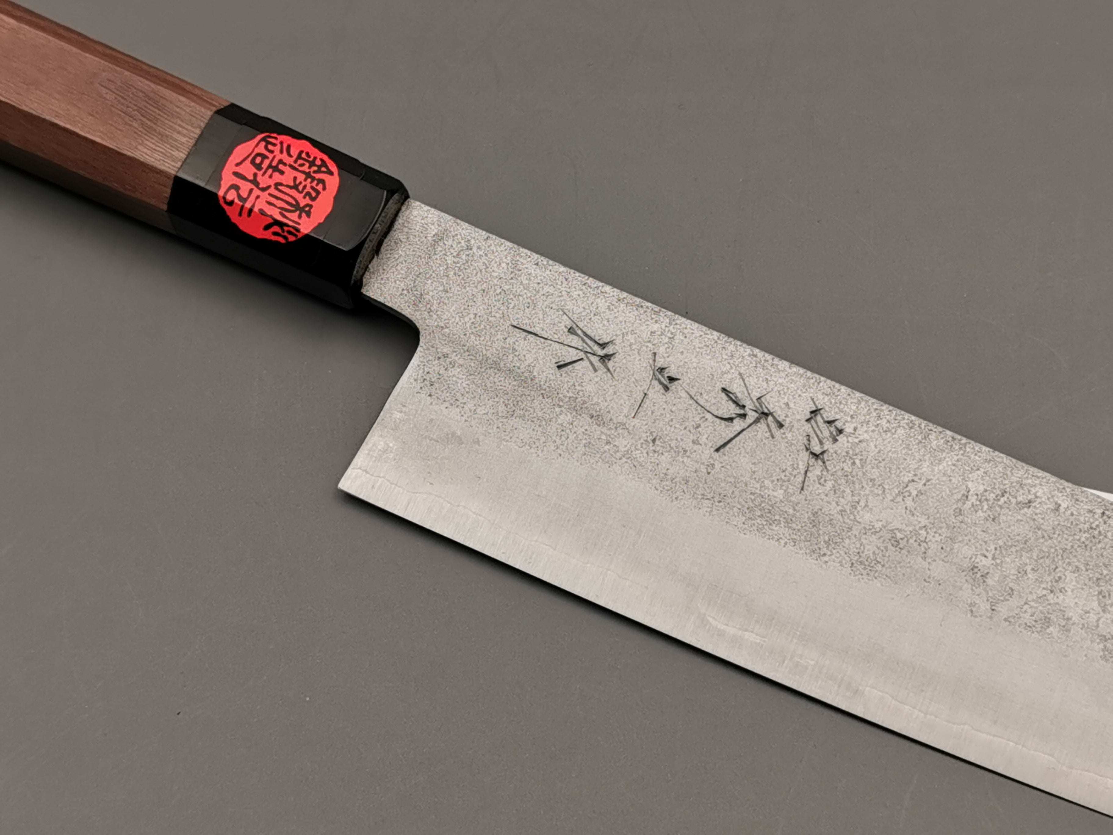 Premium Shigeki Tanaka Silver 3 Nakiri Japanese Chef Knife - High Carbon Steel Blade for Precision Vegetable Cutting, Slicing & Chopping | Perfect for Home Cooks & Professional Chefs | Ideal for Asian Cuisine, Sushi Prep & Fine Dining