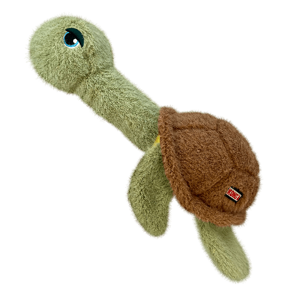 KONG Scruffs Turtle Dog Toy - Durable Chew Toy for Small & Medium Dogs - Interactive Play & Dental Health - Perfect for Indoor & Outdoor Fun