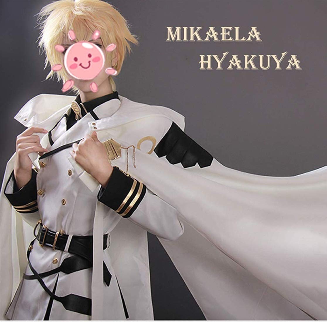 Mikaela Hyakuya Cosplay Costume Full Set with Wig - Seraph of The End Anime Outfit for Halloween, Conventions & Cosplay Events
