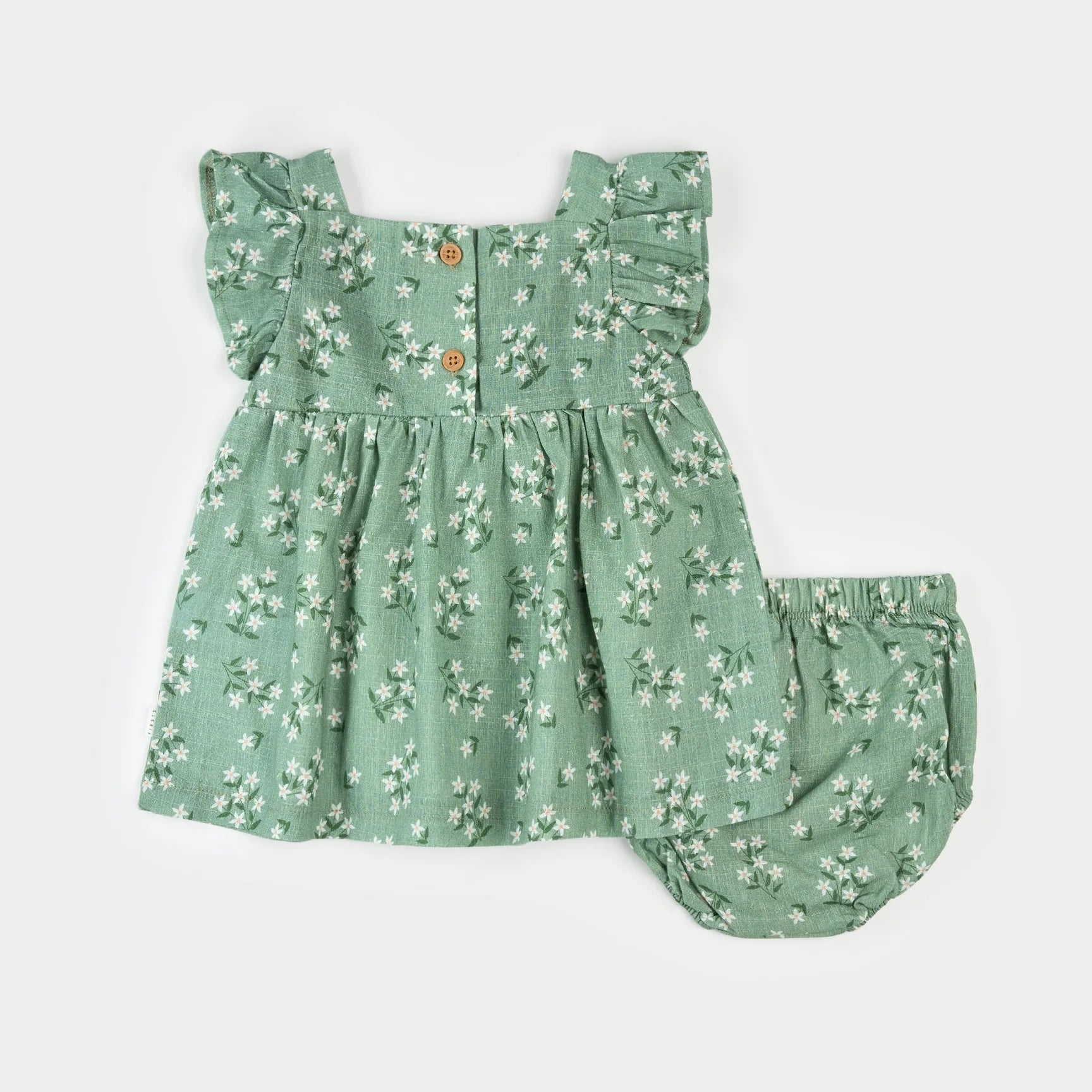 Exotic Flowers Laurel Cross Hatch Dress Set - Elegant Floral Print Women's Dress for Parties, Weddings & Special Occasions