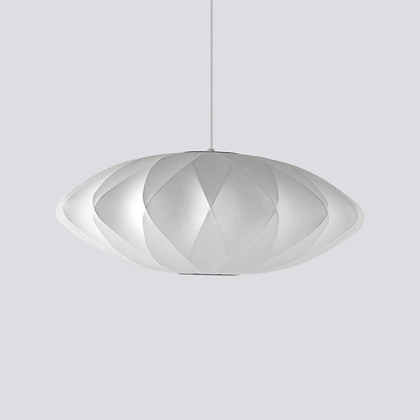 Handmade Bubble Mulberry Silk Pendant Light - Elegant Boho Chandelier for Bedroom, Living Room & Dining Room Decor | Natural Silk Shade with Soft Glow Lighting
