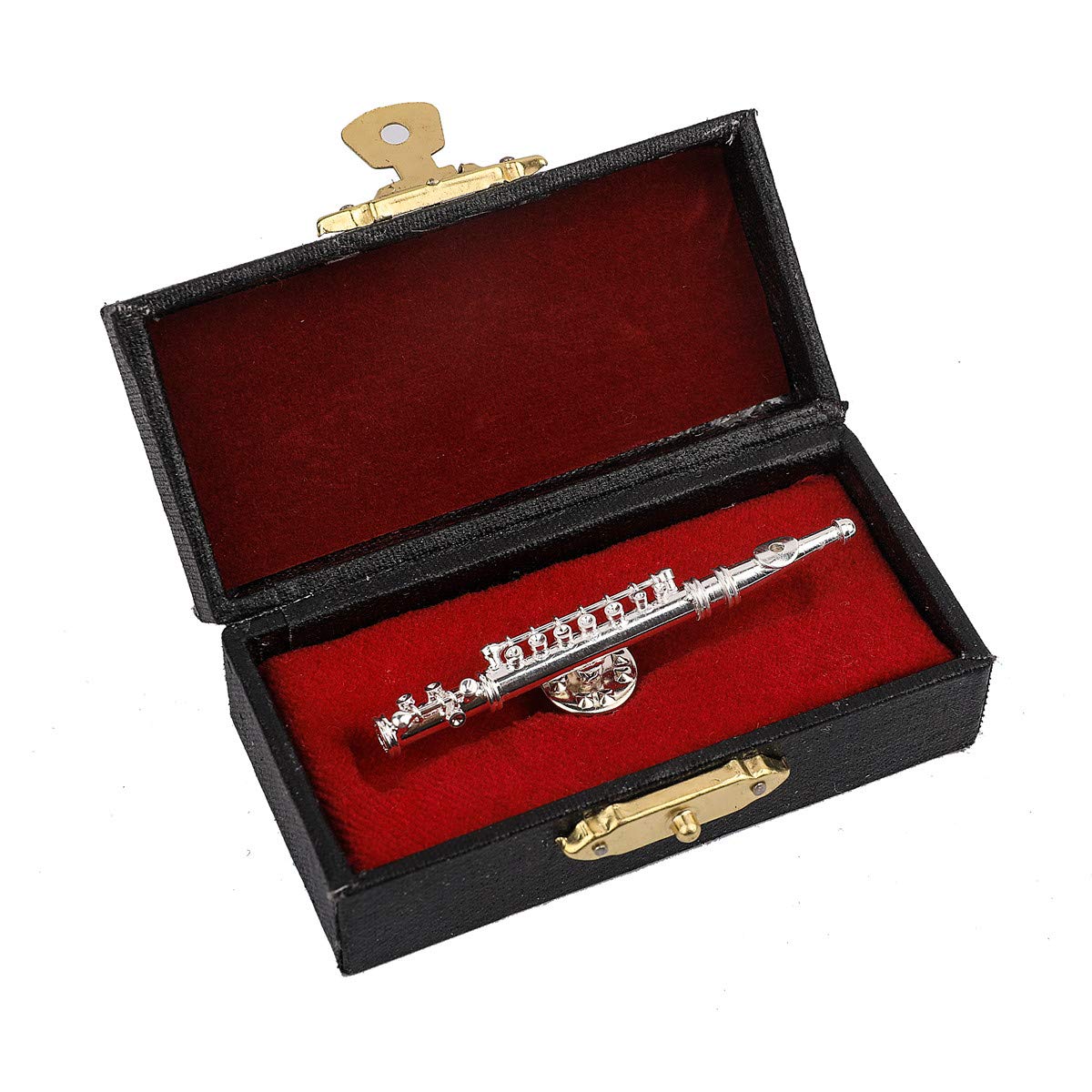 Mini Musical Instrument Brooch Pin - Elegant Miniature Instrument Lapel Pin with Velvet Case - Perfect Christmas & Birthday Gift for Men & Women - Ideal for Collectors, Musicians & Fashion Accessories