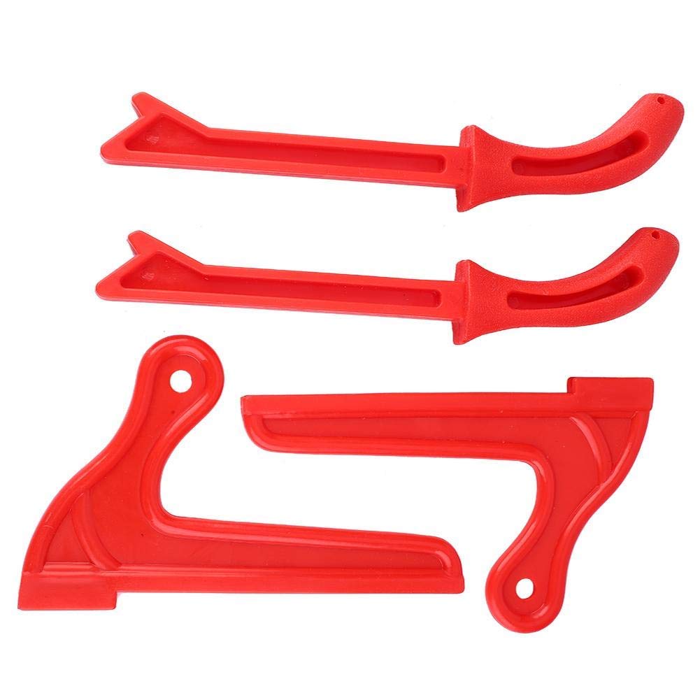 4Pcs Woodworking Push Sticks Set - V-Type & Straight for Table Saws & Router Tables - Safe Carpentry Tools for DIY Projects