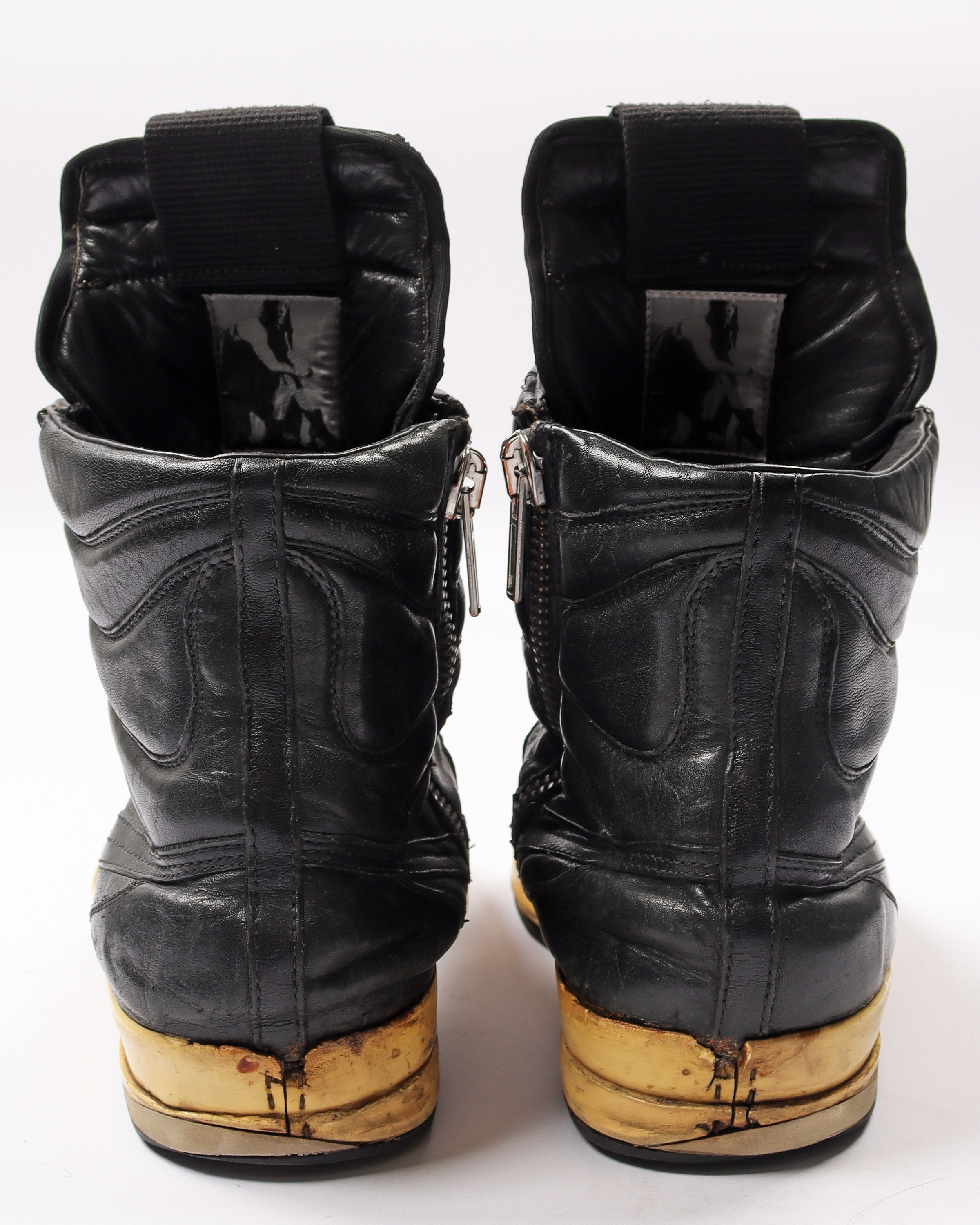 Rick Owens OG Black Dunk High-Top Sneakers - Men's Luxury Streetwear Shoes for Fashion & Casual Wear
