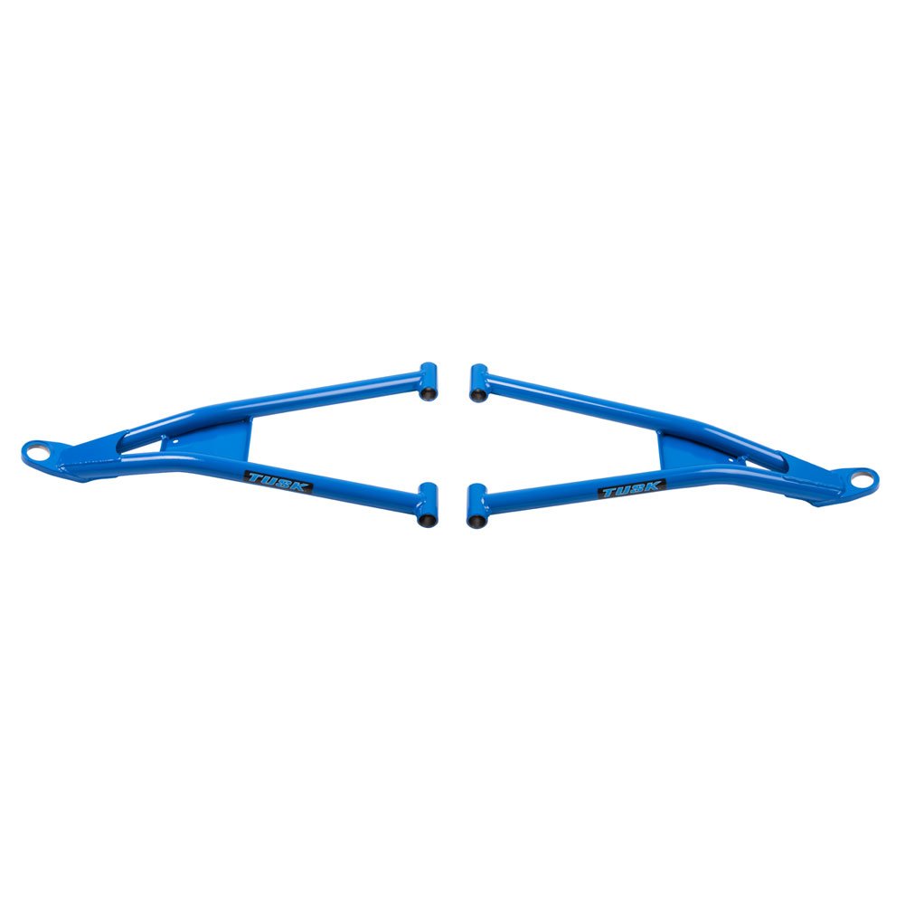 TUSK Mohawk Extreme Duty High Clearance Lower A-Arms - Blue with Bushing Hardware - Compatible with Polaris RZR XP Turbo EPS (2016-2021) - Perfect for Off-Roading & Trail Riding