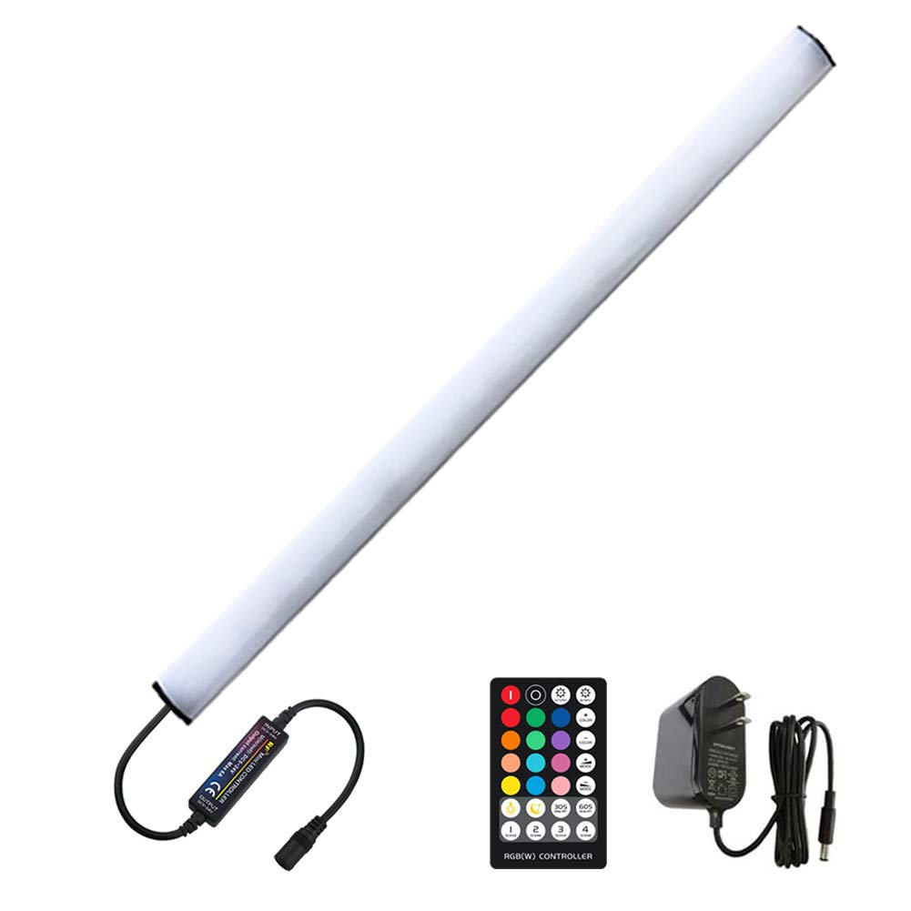 12 Inch Wireless LED Light Bar with Remote Control - Dimmable RGB Under Cabinet Lighting Kit for Counter, Closet, Desk, Computer, Bookshelf, Bed & Showcase - Perfect for Home, Office & Gaming Setup