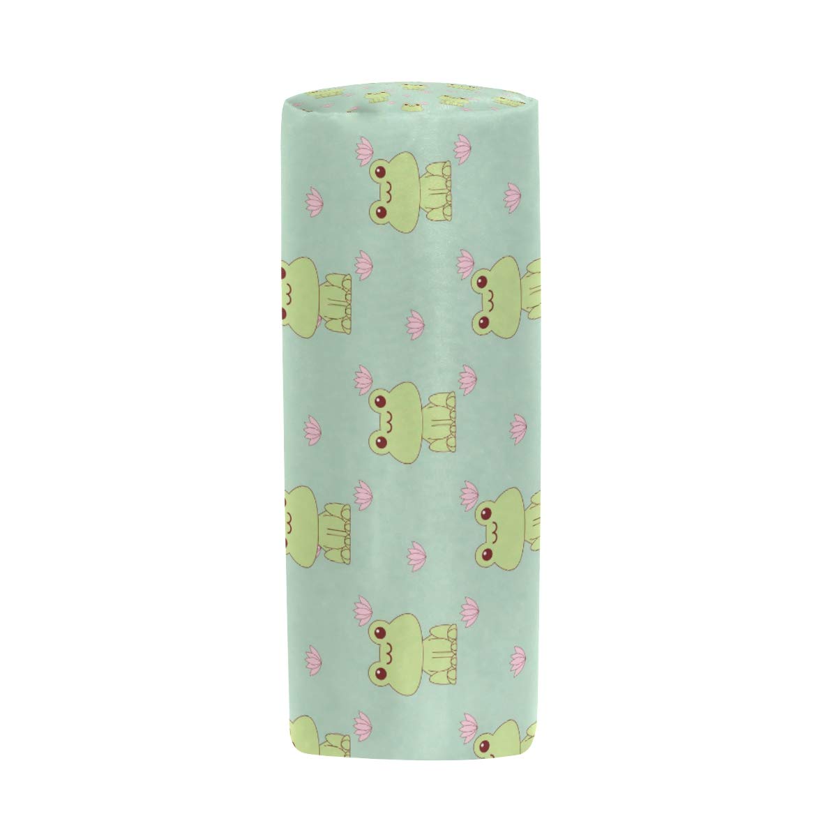 Cute Frog Flower Pencil Case with Zipper - Animal-Themed School Supply Pouch for Pens, Stationery & Makeup | Perfect for Students, Teens & Office Use | School, Work & Travel Organizer