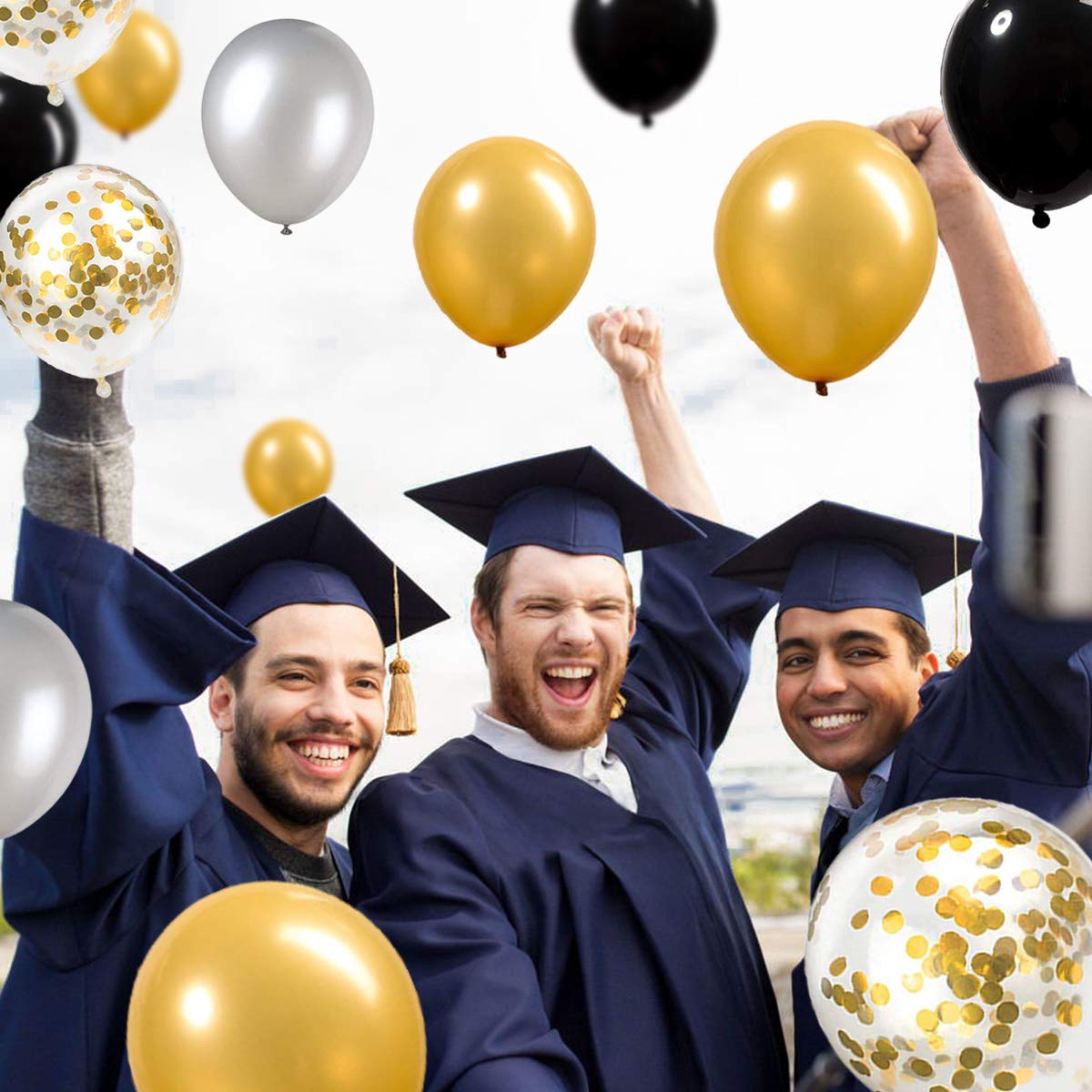 Black and Gold 30th Birthday Party Decorations - Foil Number 30 Balloon & Banner Set for 30 Years Old Celebration - Perfect for Milestone Birthday Parties, Anniversaries & Special Events