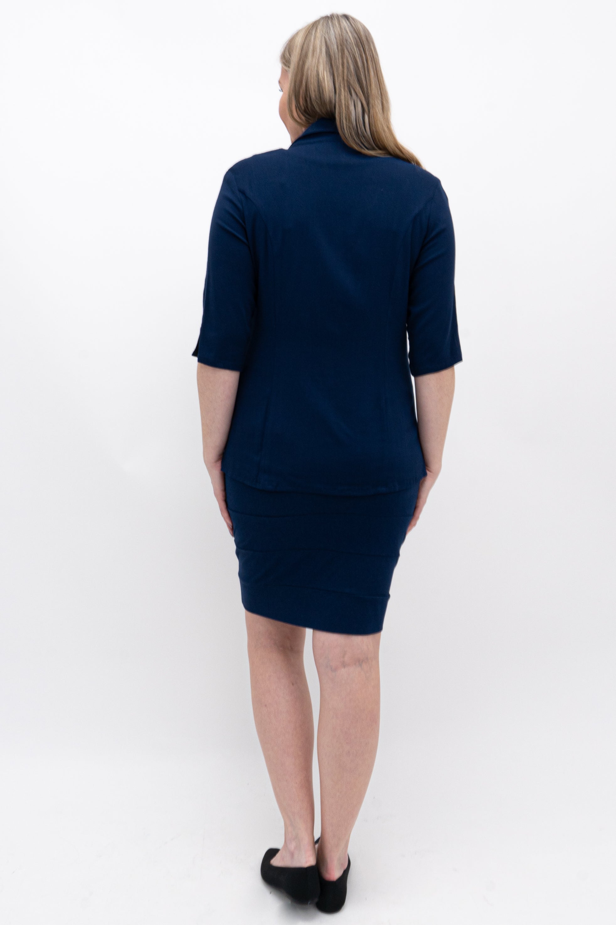 Jonelle Skirt - Soft Bamboo Fabric in Indigo Blue - Perfect for Summer Outfits, Beach Vacations & Casual Wear