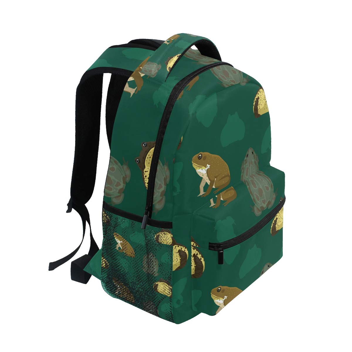 Cute Cane Toad Print School Backpack - Lightweight Bookbag for Kids & Teens - Perfect for School, College, Travel & Daily Use