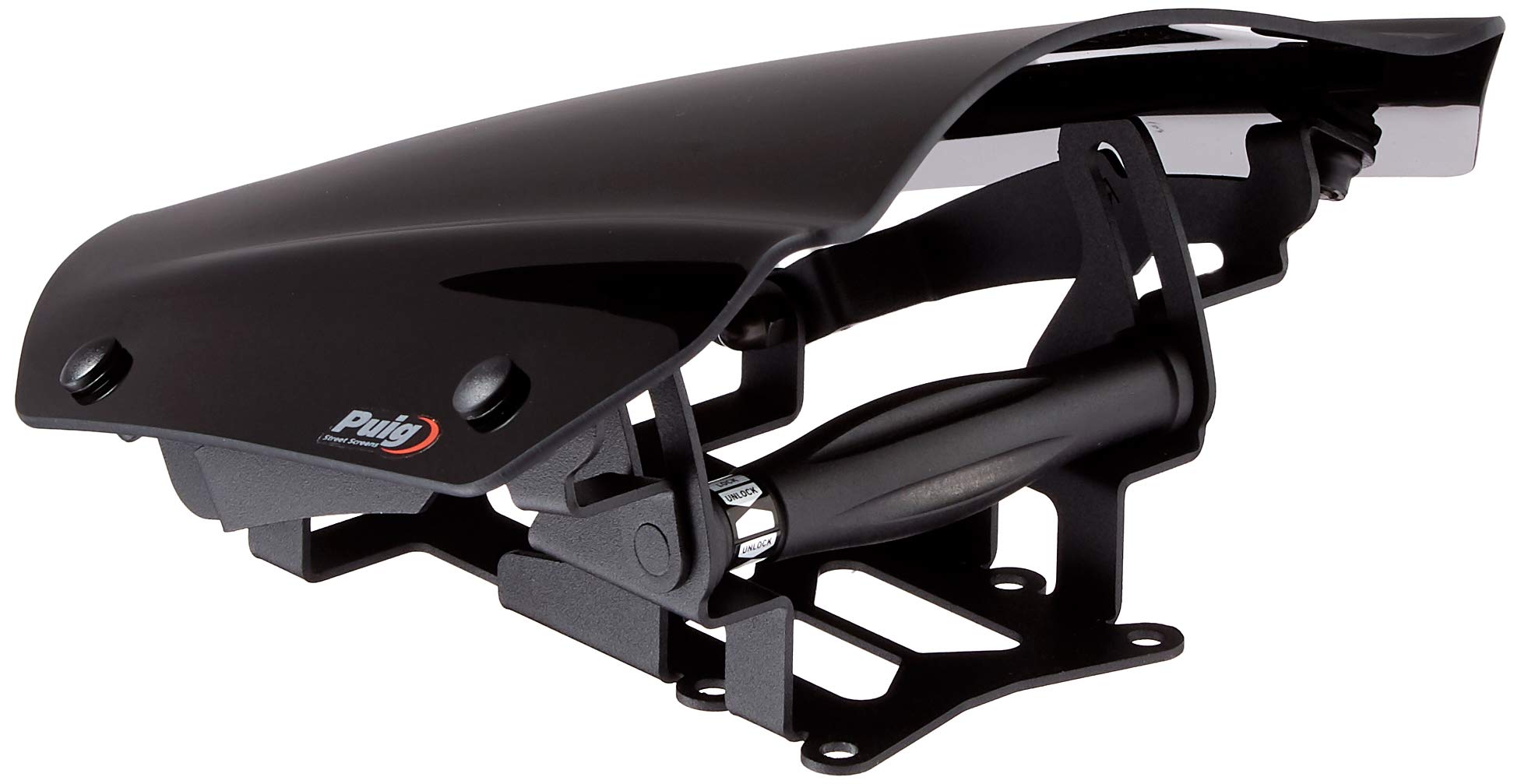 Puig 7592N Black Rear Hugger for Yamaha FZ8/Fazer8 (2010-2013) - Motorcycle Fender Protector for Enhanced Style & Protection on Road Trips