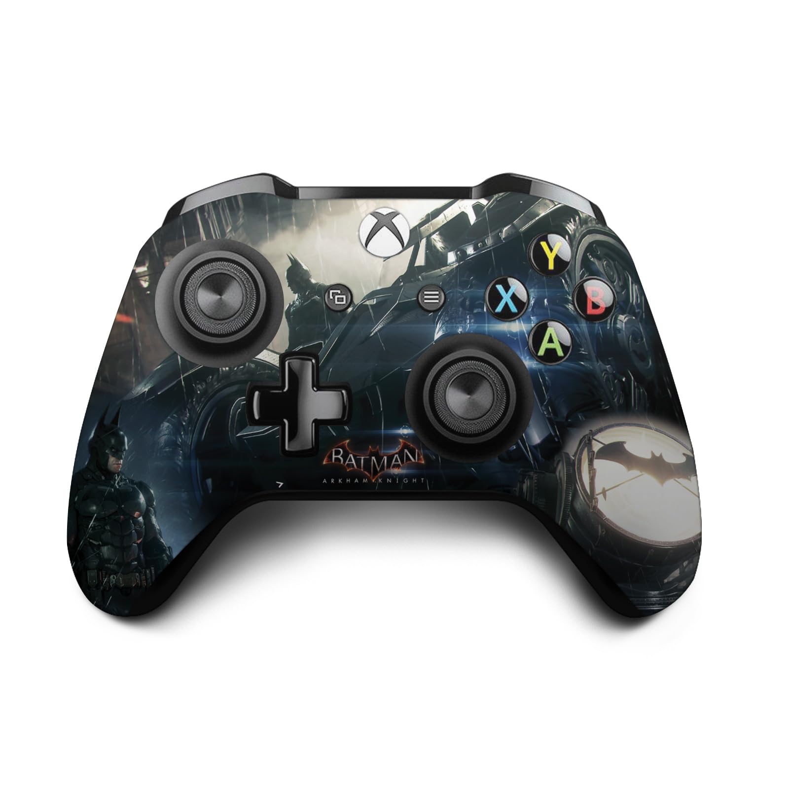 Official Licensed Batman Arkham Knight Vinyl Skin Sticker Set - Compatible with Xbox One S Console & Controller Bundle | Gaming Accessories for Batman Fans, Perfect for Customizing Your Xbox Setup
