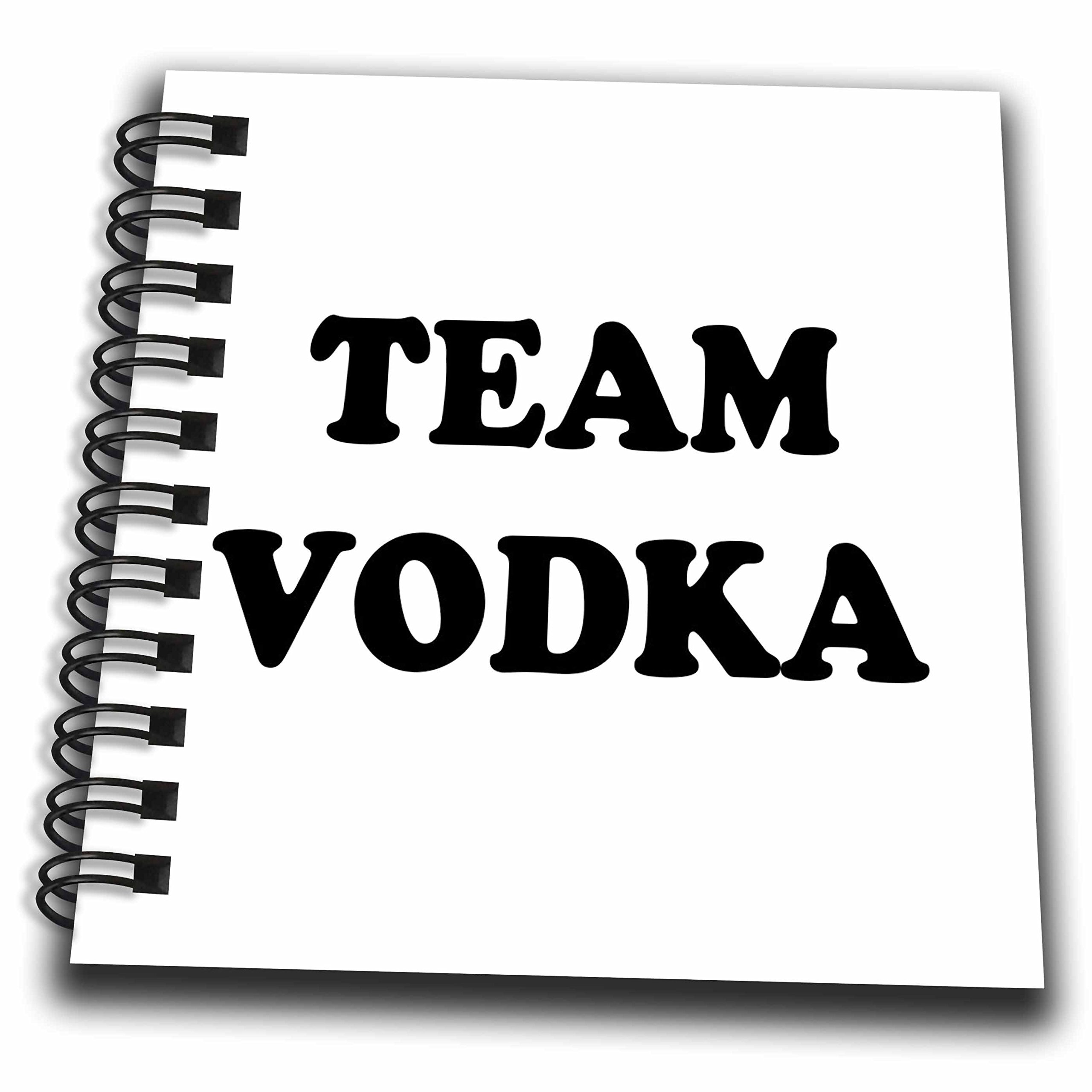 3D Rose Team Vodka Mini Notepad - Cute Vodka Themed Memo Pad for Office, School & Home Use - Perfect Gift for Vodka Lovers & Party Supplies