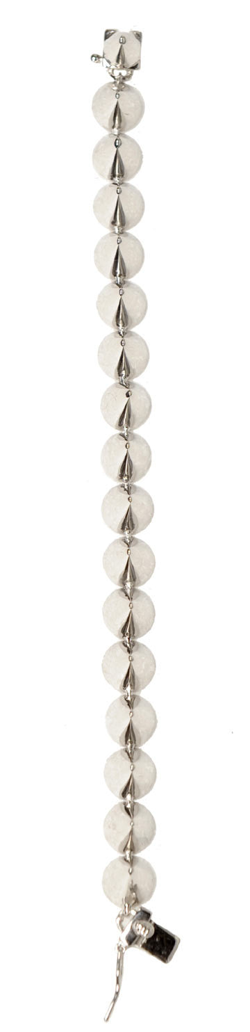 Sterling Silver Cone Charm Bracelet for Women - Elegant Minimalist Jewelry Gift for Birthday, Anniversary & Everyday Wear