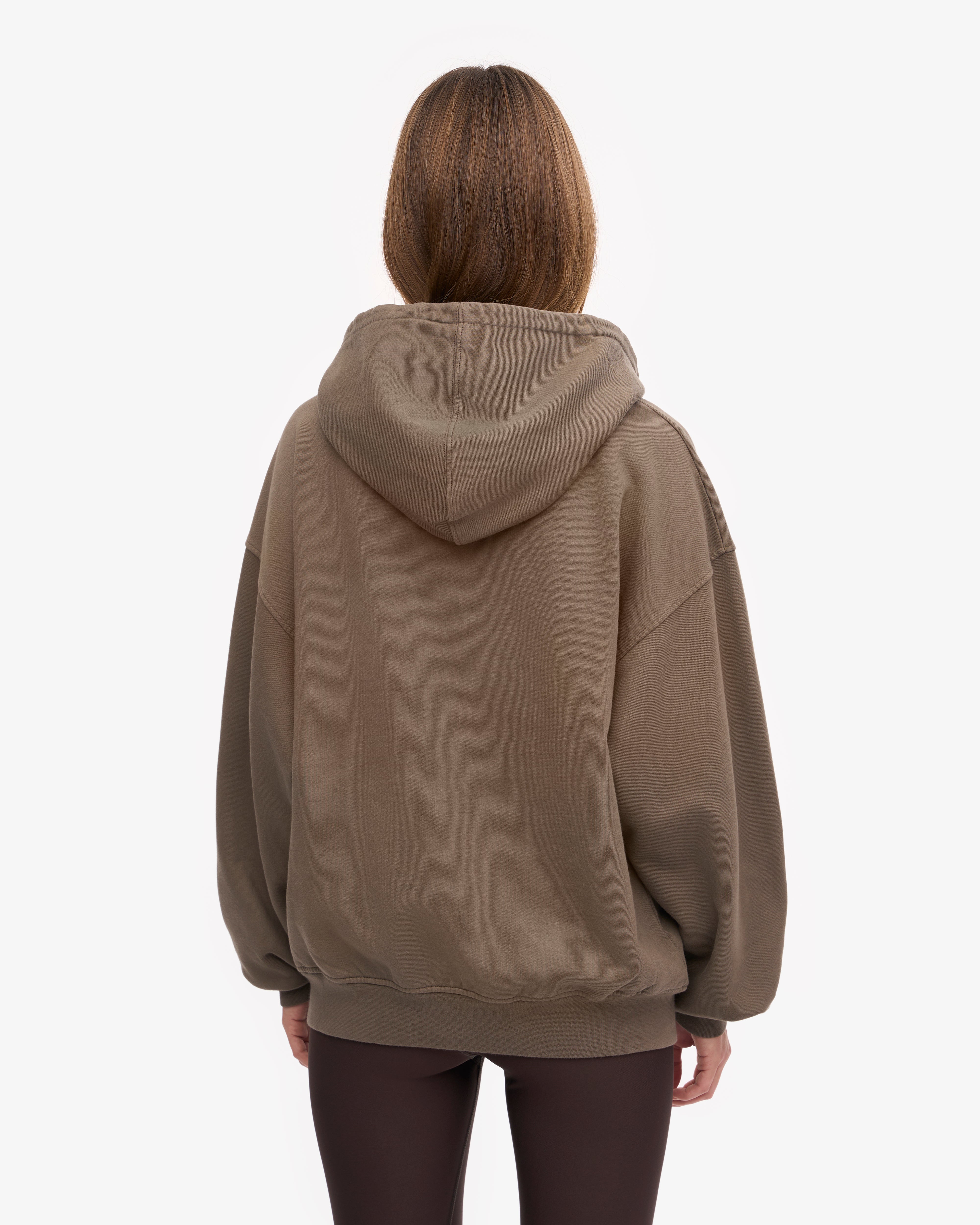 Organic Oversized Hoodie - Cedar Brown | Soft & Comfortable Unisex Pullover for Men & Women | Perfect for Casual Wear, Lounging & Outdoor Activities