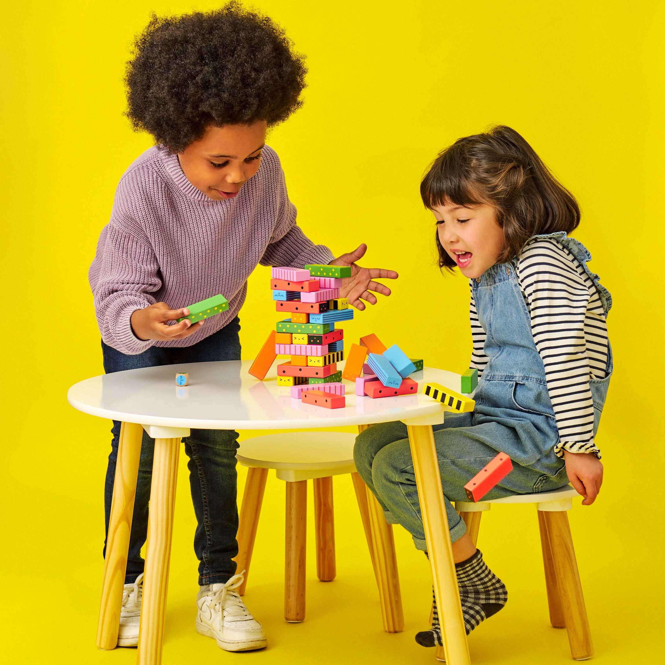 Kidoki Stack A Bug Wooden Game - Fun & Educational Stacking Toy for Kids - Perfect for Family Game Night & Preschool Learning Activities