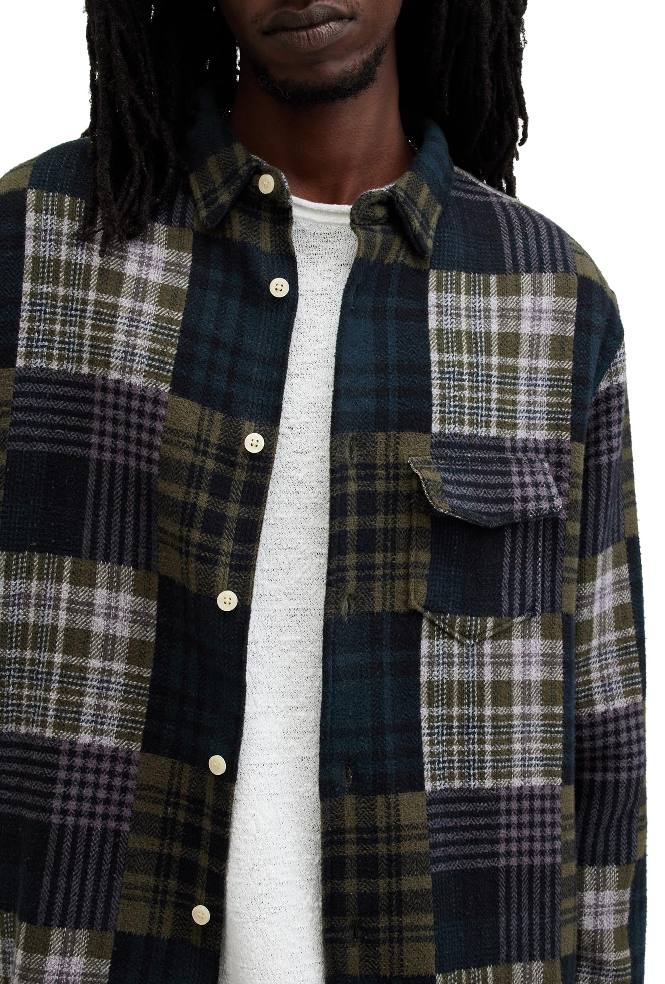 Premium Men's Hopton Long Sleeve Casual Shirt - Comfortable Button Down Dress Shirt for Work, Office & Business Meetings | Breathable Cotton Blend Fabric for All-Day Wear