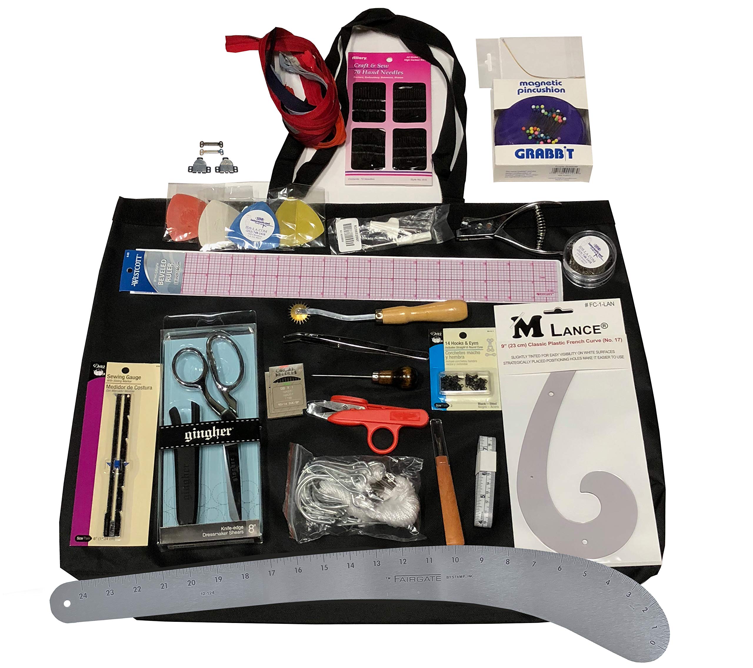 UC Fashion Sewing Kit - Professional Pattern Making Kit for Design Students - Perfect for University of Cincinnati IDS Projects & Fashion Design Classes | Essential Tools for Draping, Sketching & Garment Construction