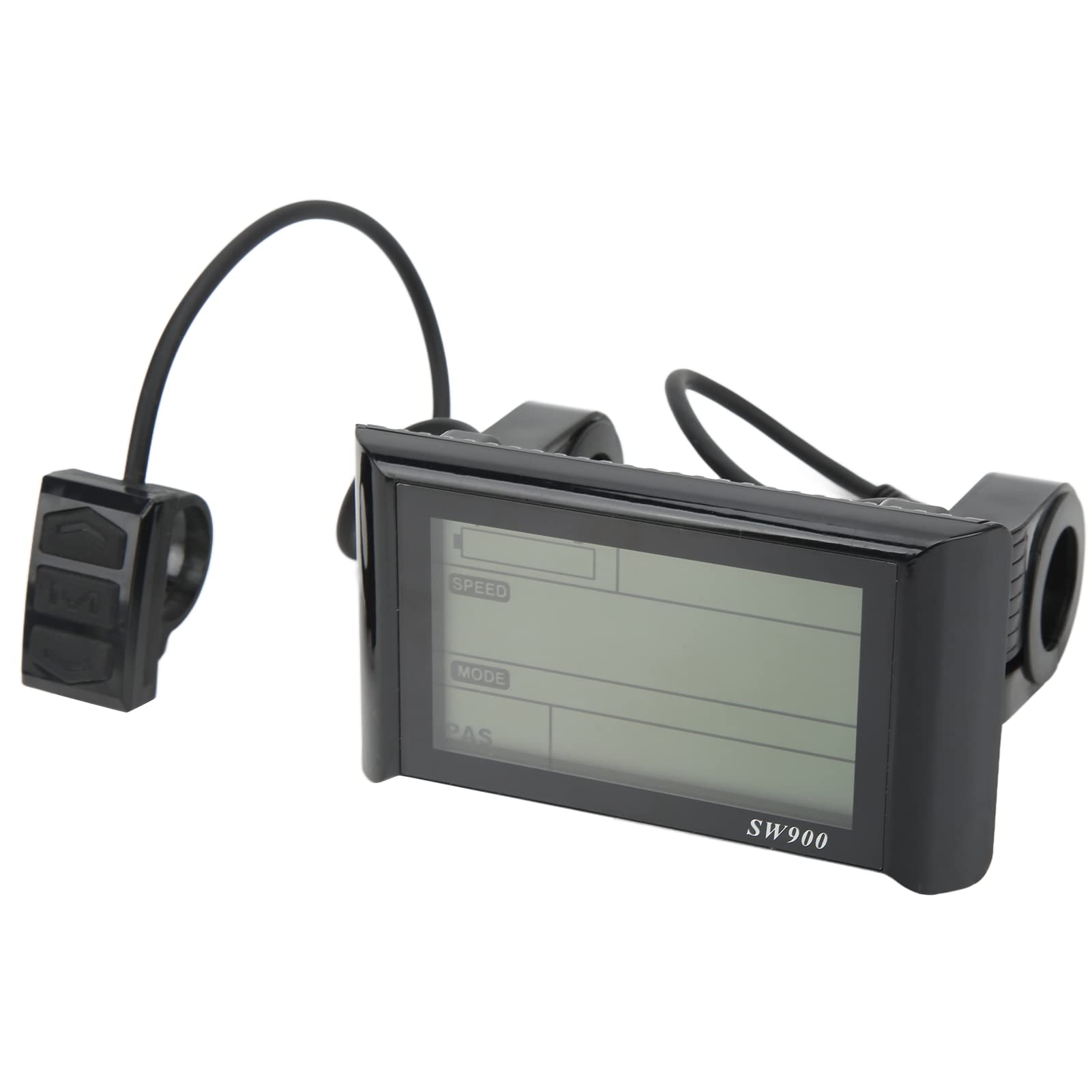 Kadimendium Electric Bike LCD Control Panel - Speedometer with Clear Display, Easy Installation & Durable ABS Shell for E-Bikes, Scooters & Mountain Bikes - Perfect for Commuting, Off-Roading & Urban Riding